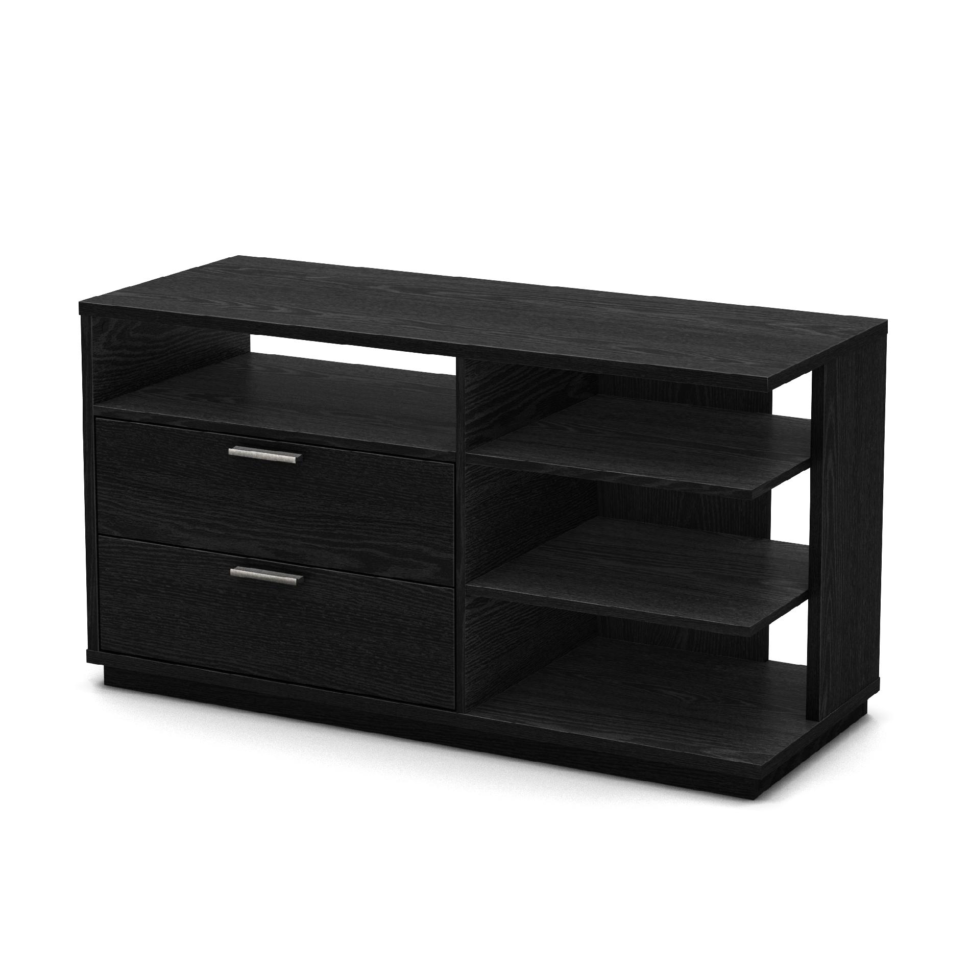 South Shore Equi TV Stand in Black Oak at Kmart.com
