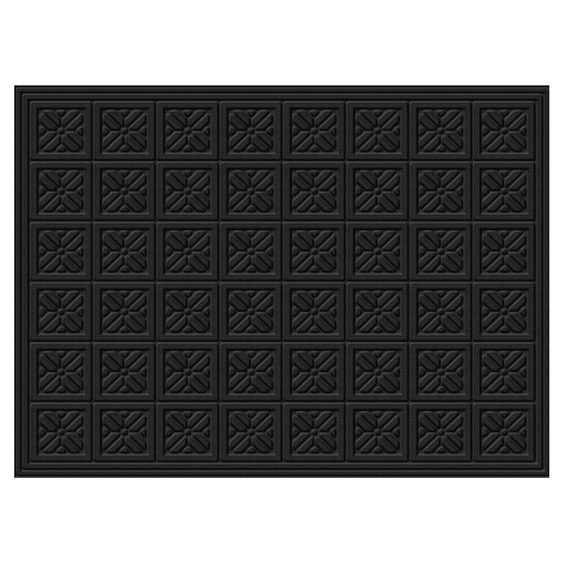 Essential Home Indoor Outdoor Rug - 36 x 48 - Black at Kmart.com