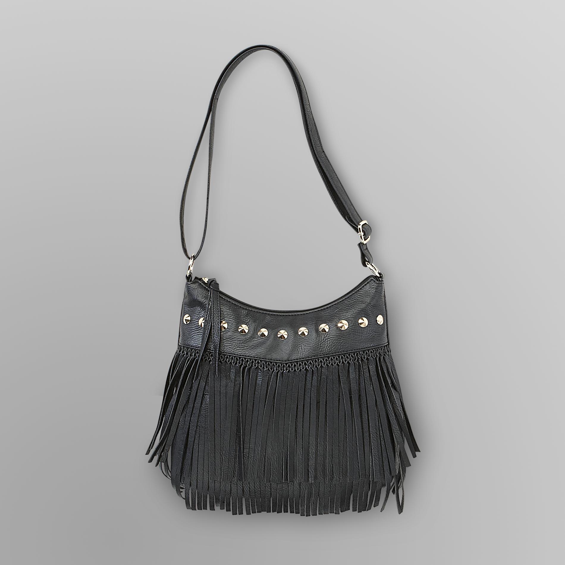 Bongo Junior's Studded Fringe Hobo Bag at Kmart.com