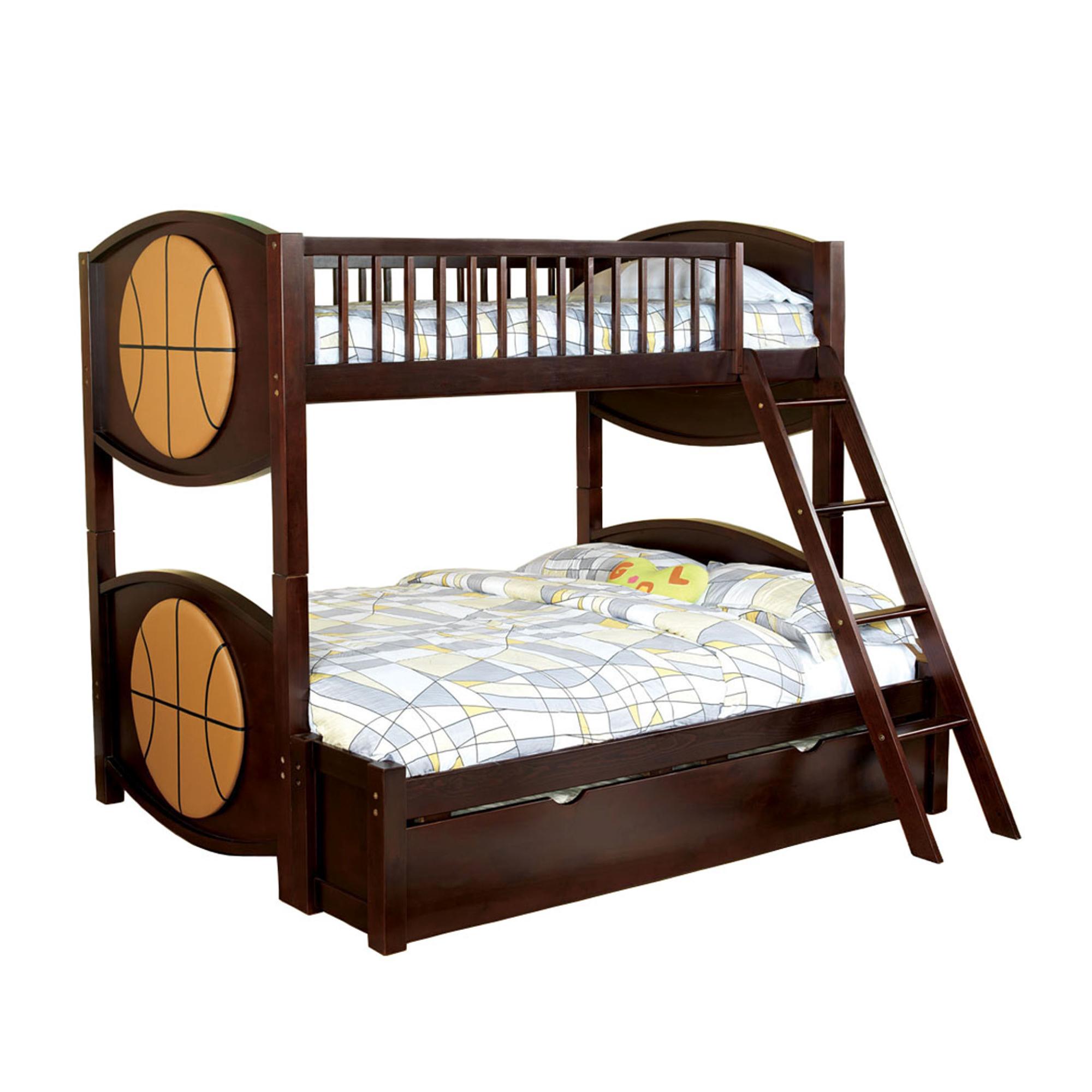 Worldwide Olympic Baseball TwinoverTwin Bunk Bed, Espresso