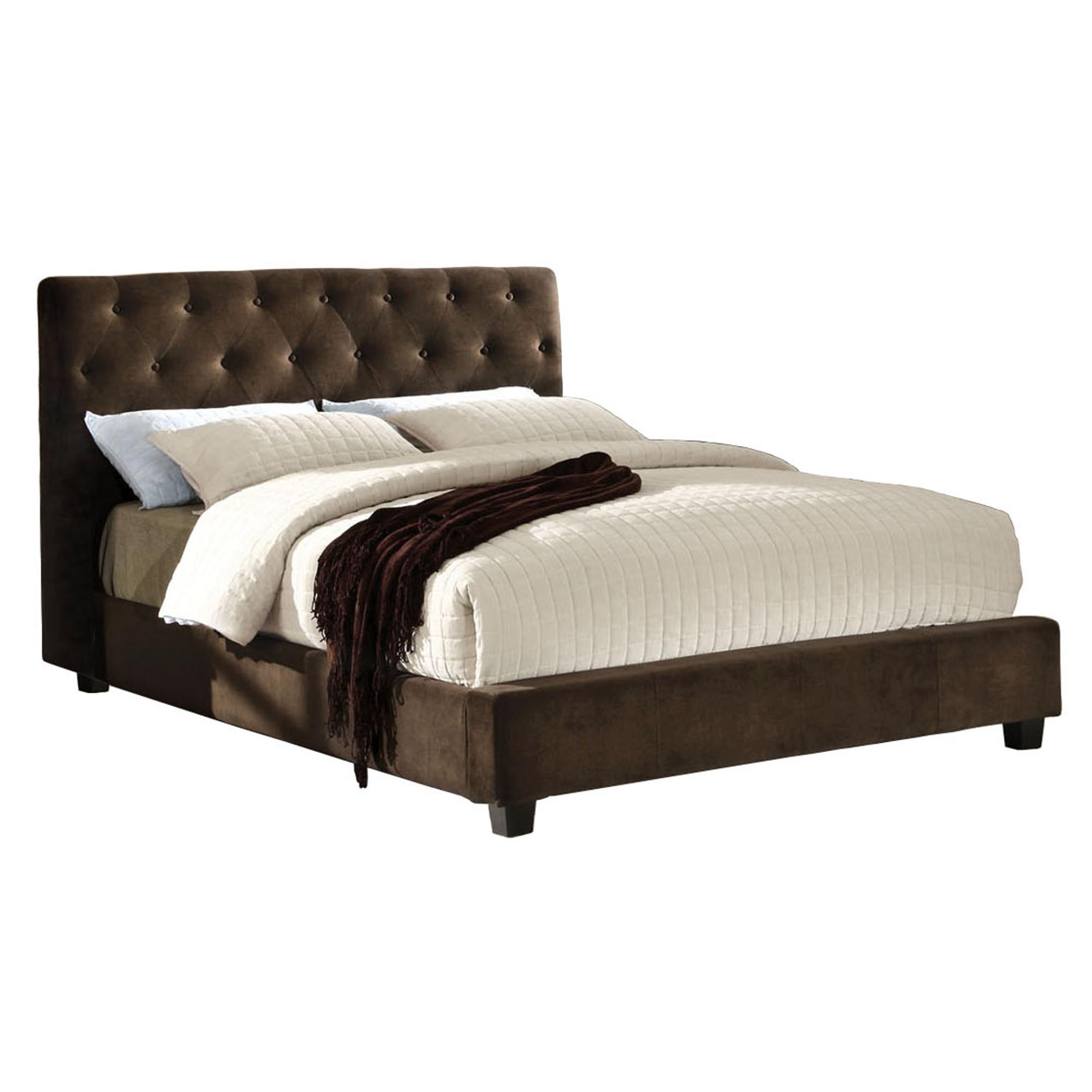 Furniture of America CM7211Q Queen Cordell Platform Bed Espresso