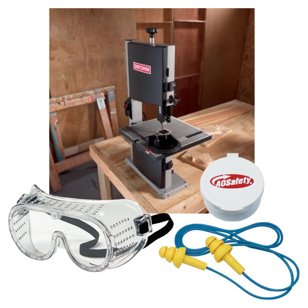 Craftsman 2.5 amp 9" Band Saw and Safety Gear Bundle at Craftsman.com