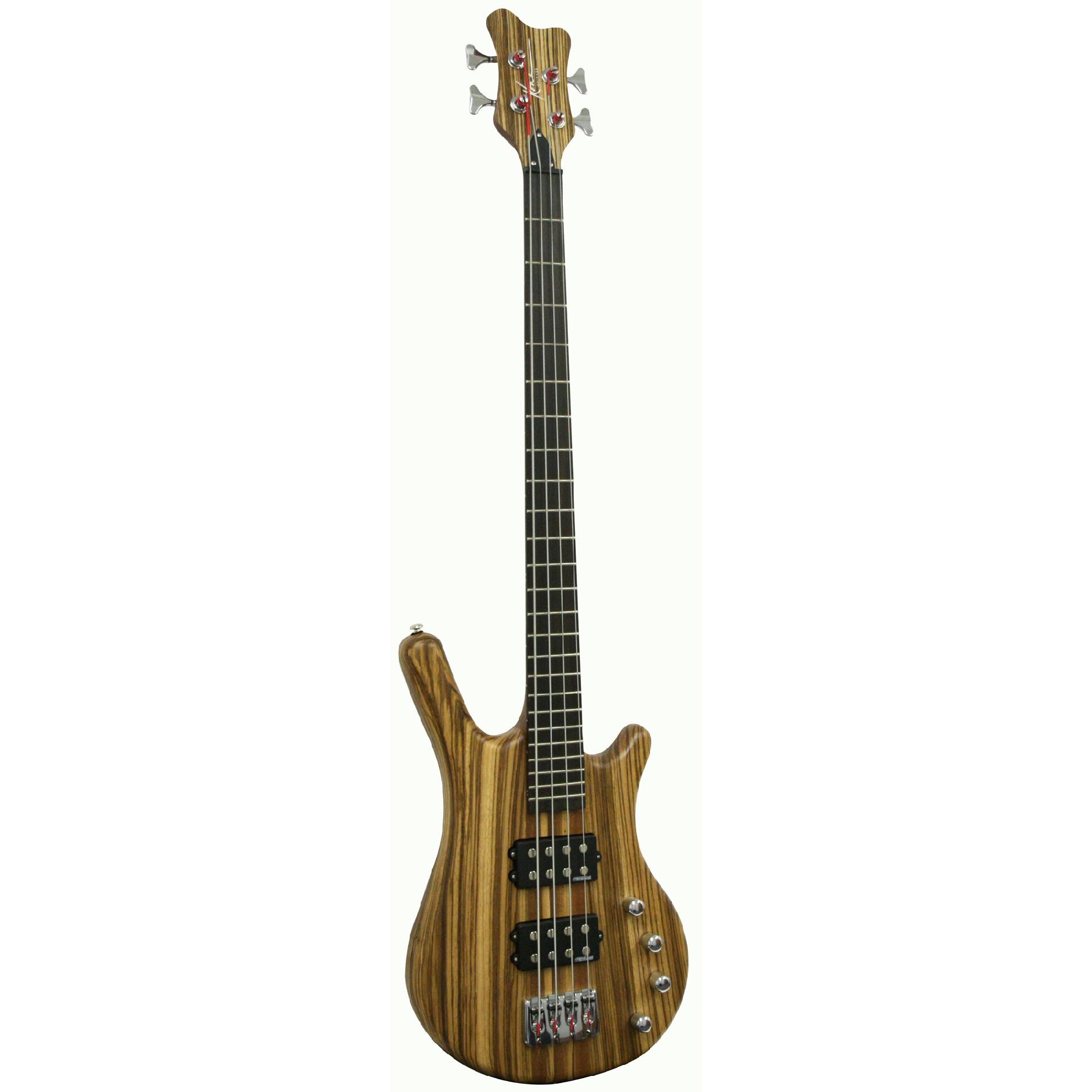 Kona 4 String Bass with Solid Wood Body