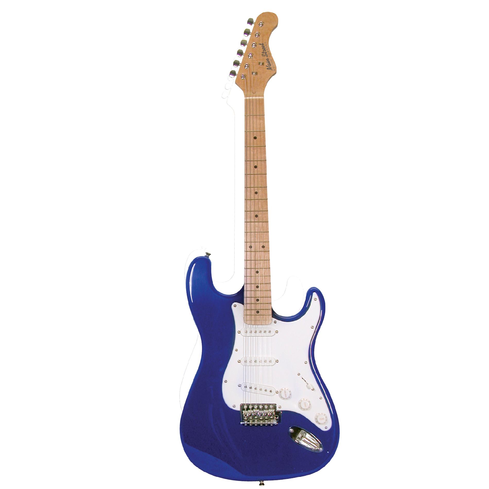 Main Street Double Cutaway Electric Guitar with Blue Laminated body
