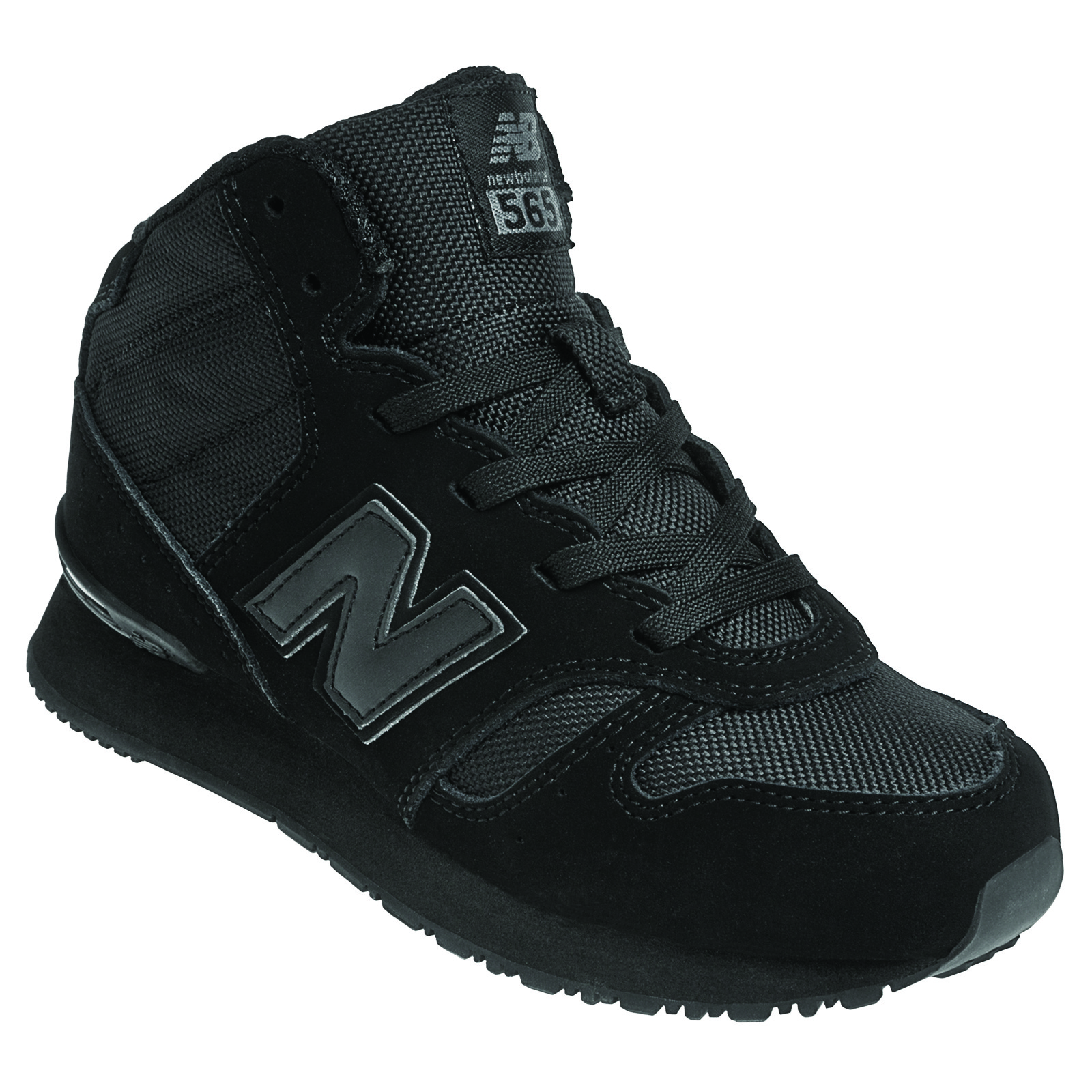 New Balance Boy's Sneaker 565 Wide Width - Black
