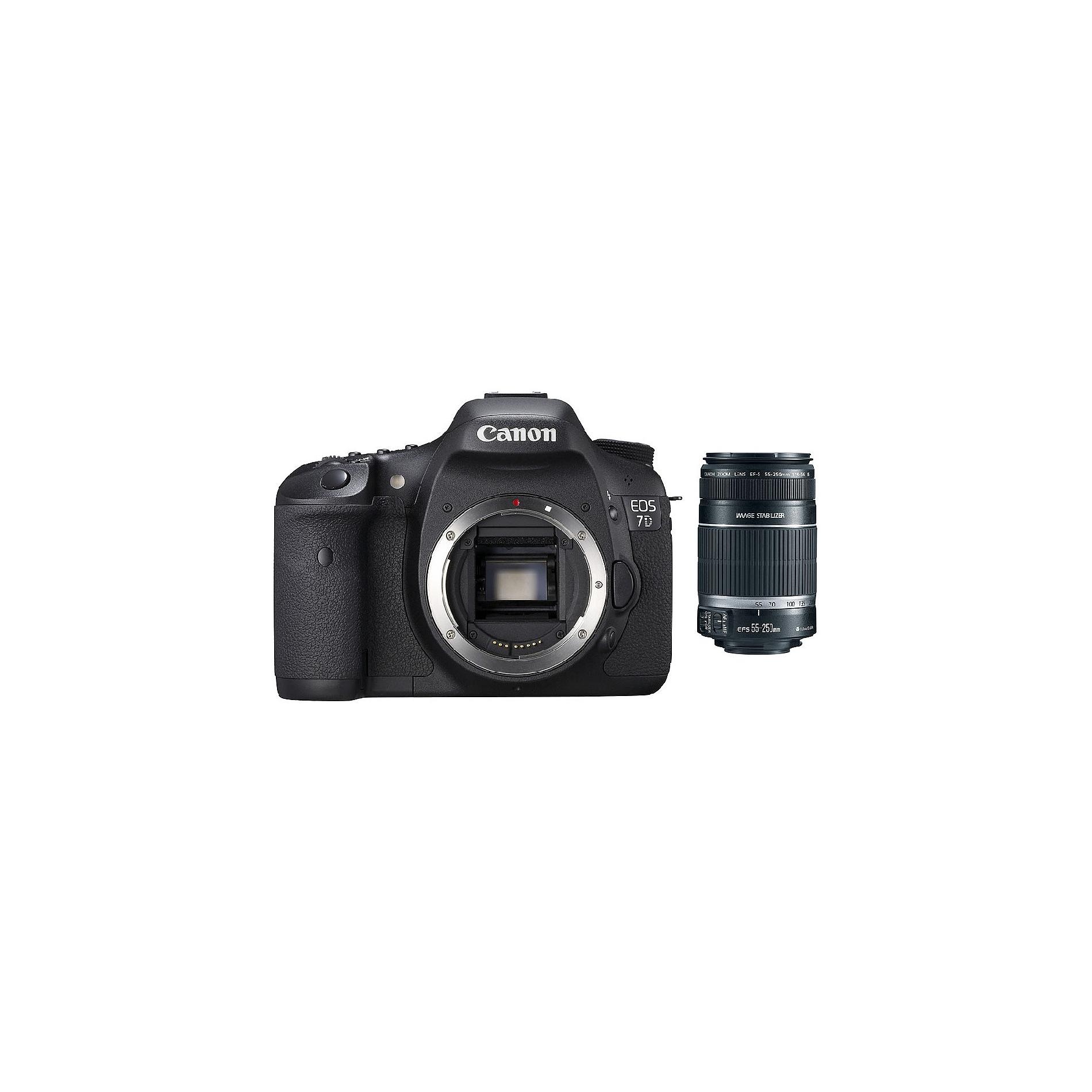 Canon 3814B004L1-KIT EOS 7D 18MP Digital SLR Camera Body and EF-S 55-250mm f/4-5.6 IS Telephoto Zoom Lens at Sears.com