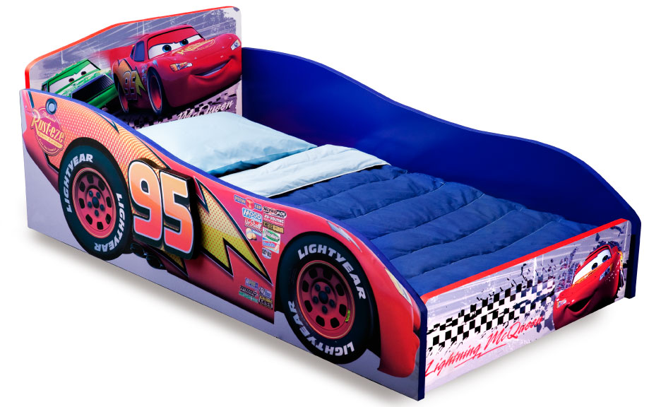 Delta Childrens Disney Pixar Cars Wooden Toddler Bed at mygofer.com