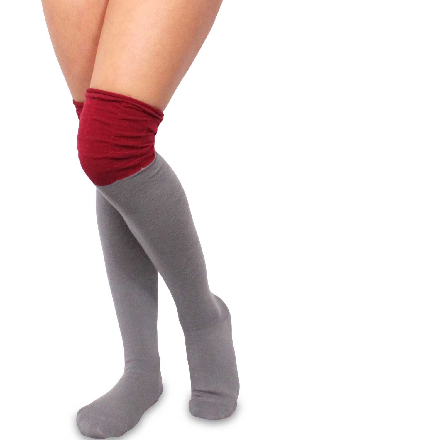 Velvet Heart Colorblock Rouched Top Over the Knee High at Sears.com