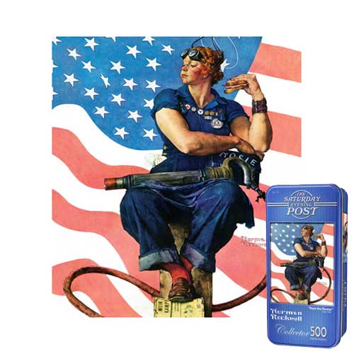 Masterpieces Puzzles Rosie the Riveter Puzzle in a Tin: 500 Pcs at Sears.com