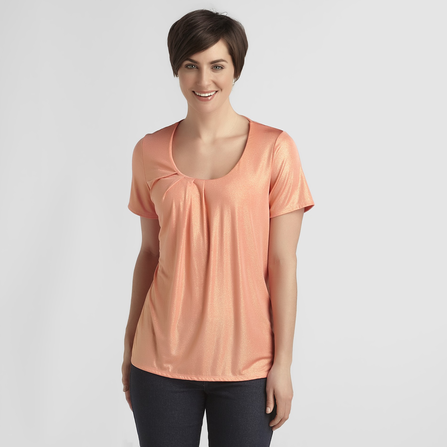 Jaclyn Smith Women's Slinky Shimmer Top at Kmart.com
