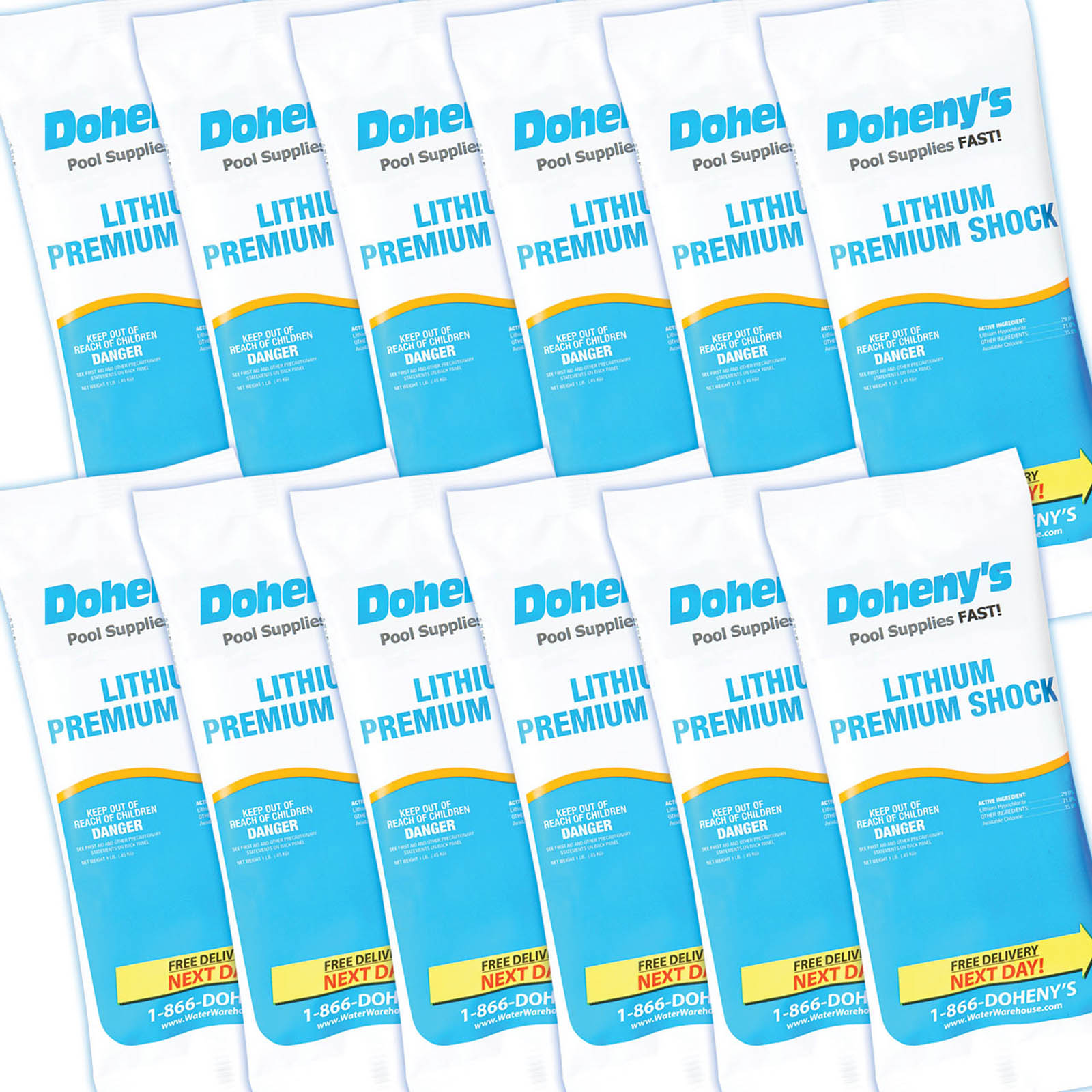 doheny warehouse water pool 1lbs shock premium kmart chlorine swimming