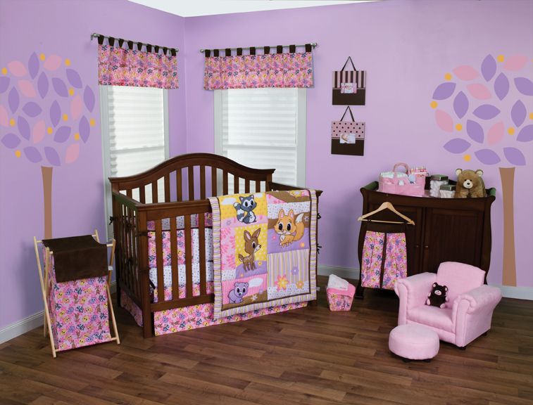 Lola Fox and Friends - 3 Piece Crib Bedding Set & Crib Bumpers Bundle at Sears.com