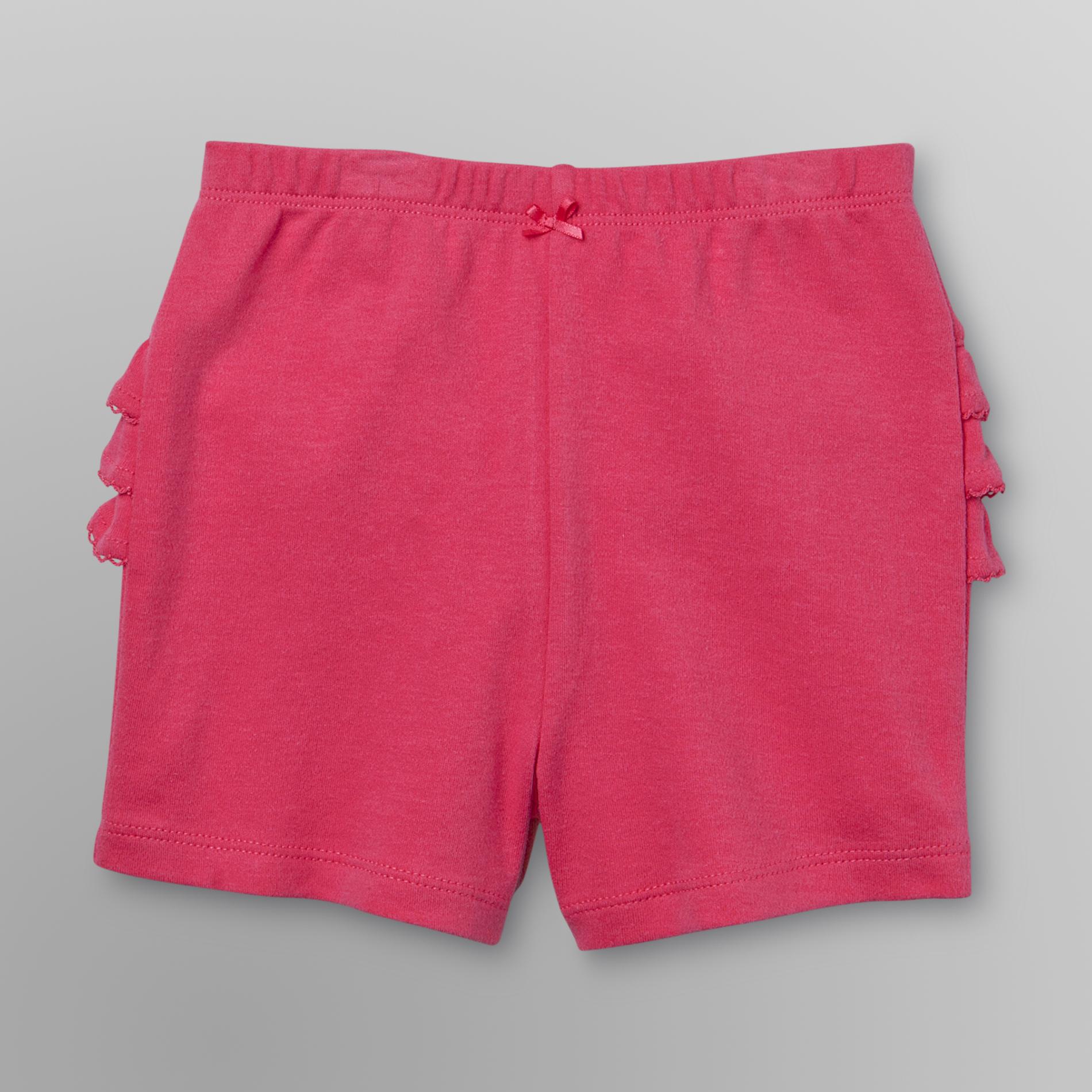 Little Wonders Infant Girl's Knit Ruffle Shorts at Kmart.com