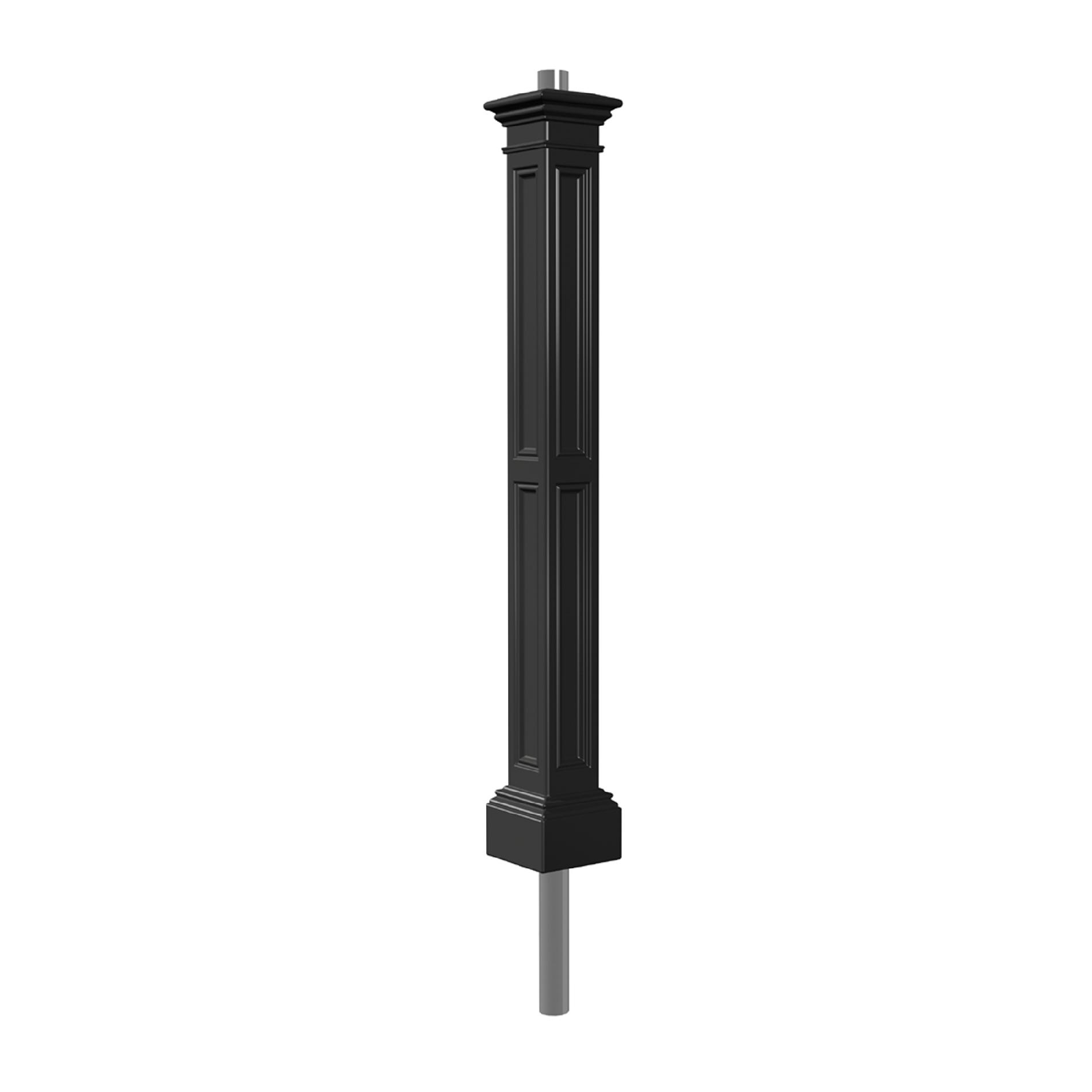 Liberty Lamp Post w/Mount In Black Or White