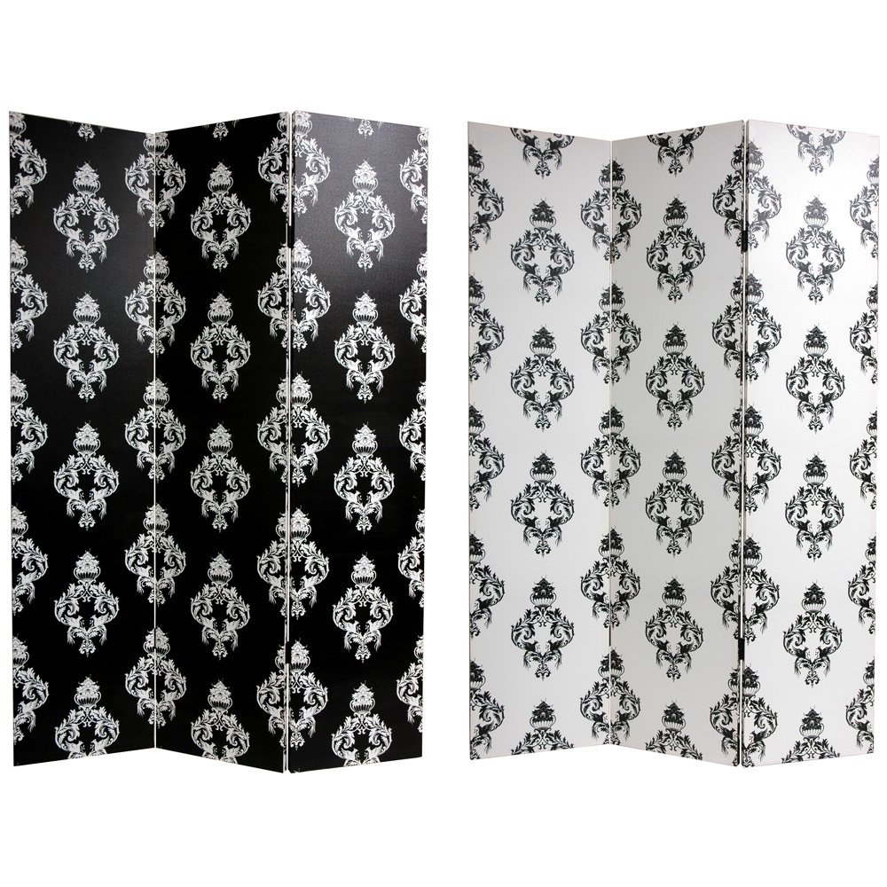 6 ft. Tall Double Sided Black and White