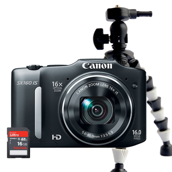 Canon PowerShot SX160 IS Digital Camera with Accessories Bundle at Sears.com