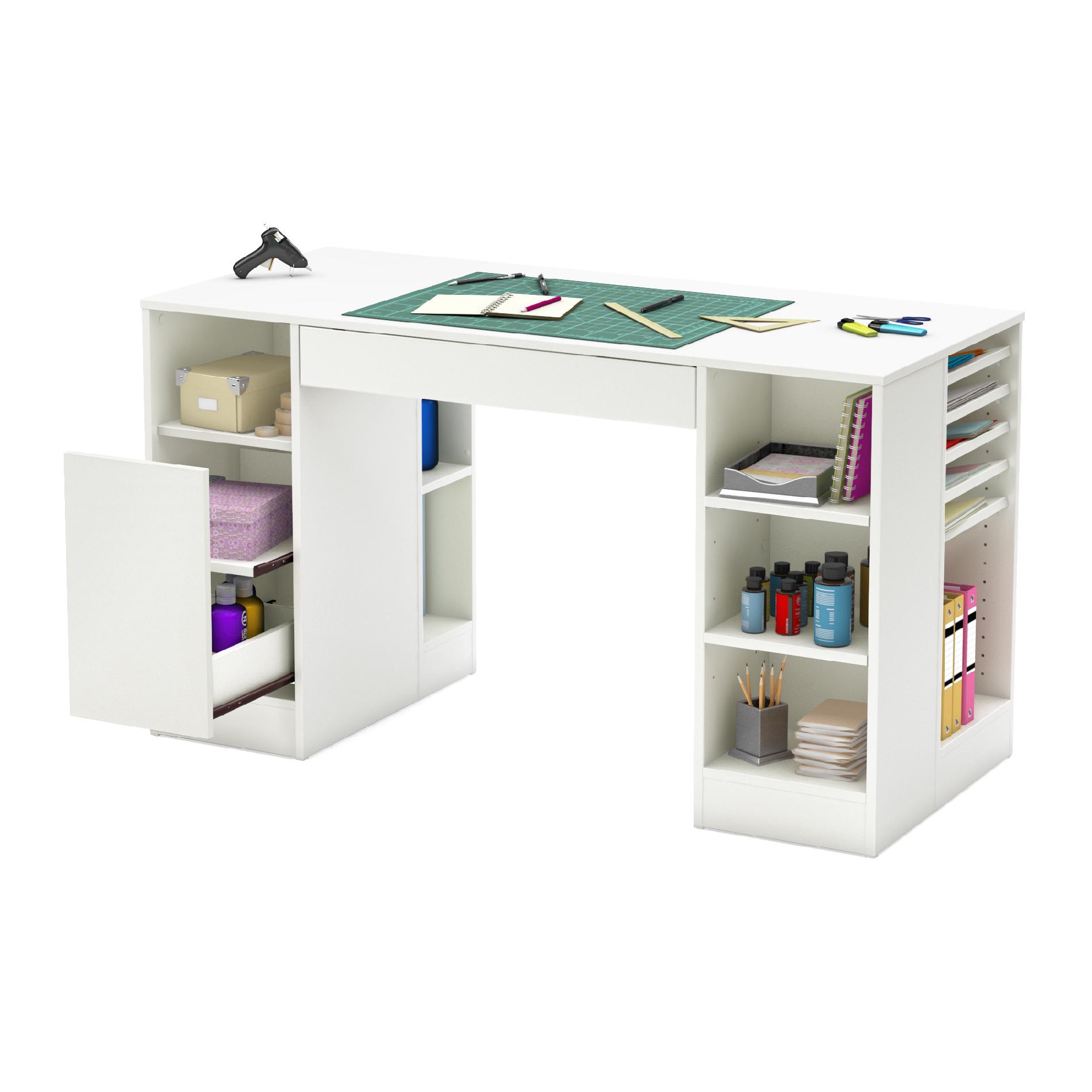 South Shore Crea Collection Craft Table Pure White at Kmart.com