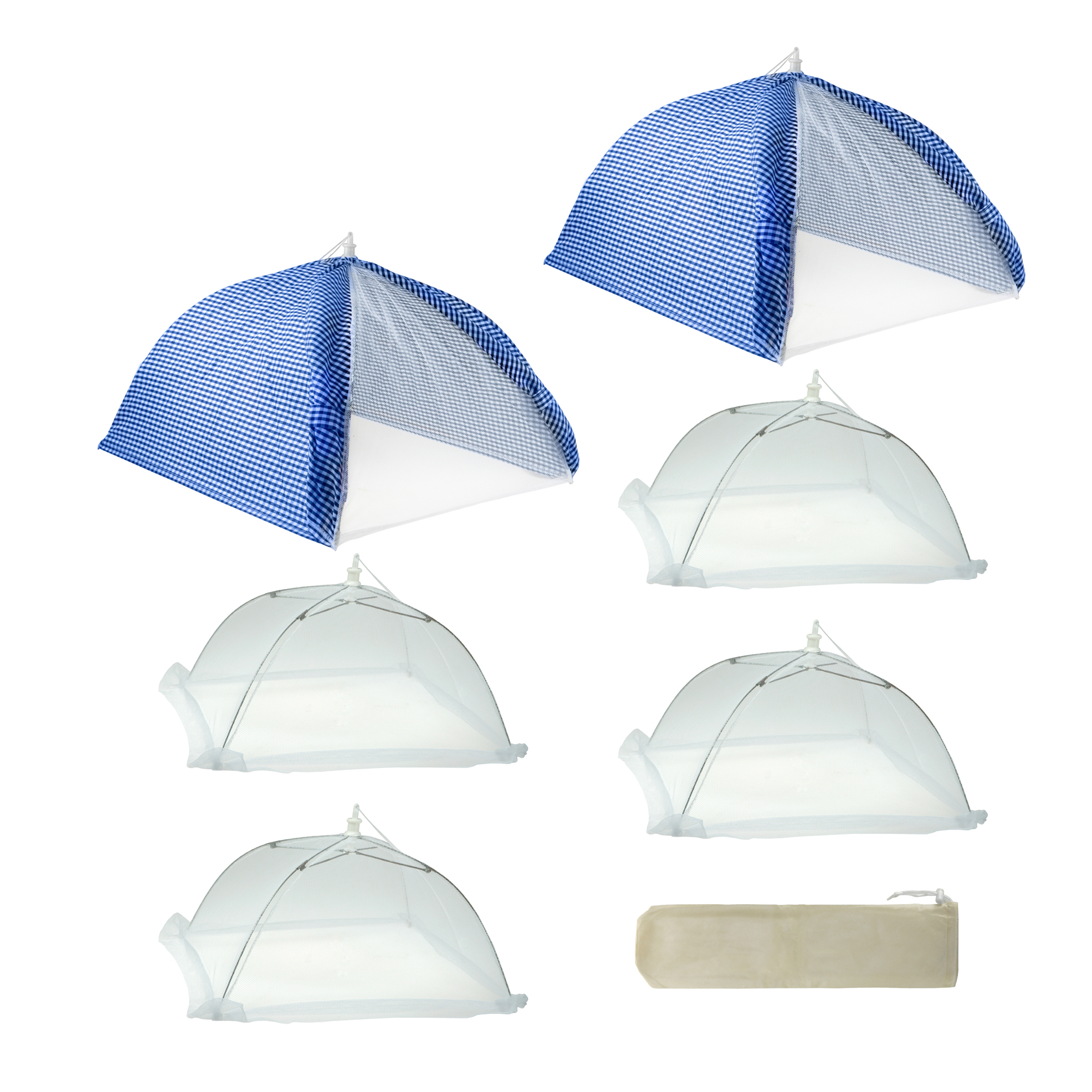 Mr. Bar-B-Q Cabana Style 7-Piece Blue Food Tent Kit at Kmart.com