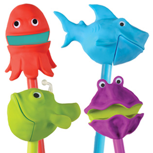 The Sea Squad Puppets, Set Of 4 In A Box