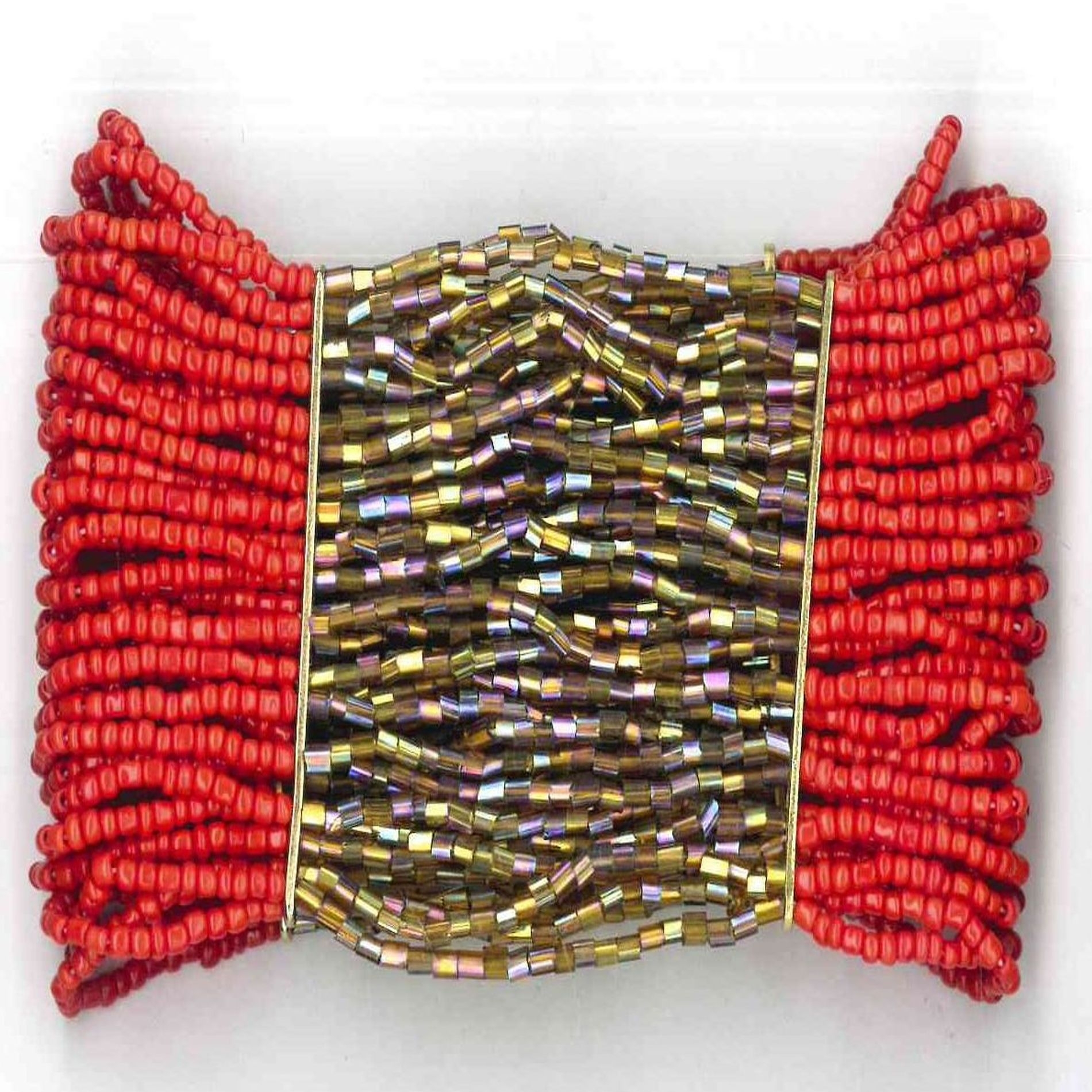 Studio S Women's Coral & Topaz Beaded Cuff Bracelet at Sears.com