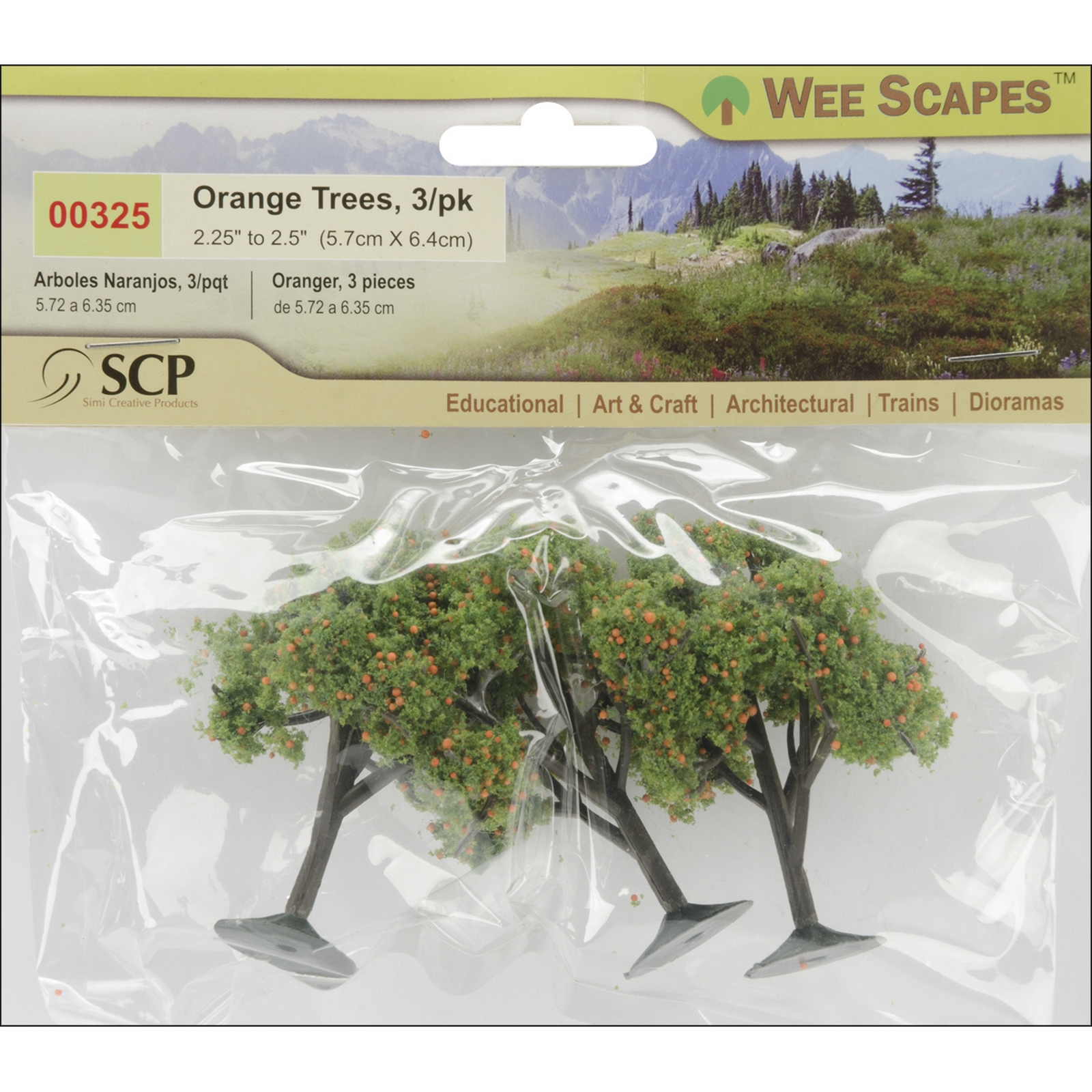 Orange Trees 2.25" To 2.5" 3/Pkg at Kmart.com