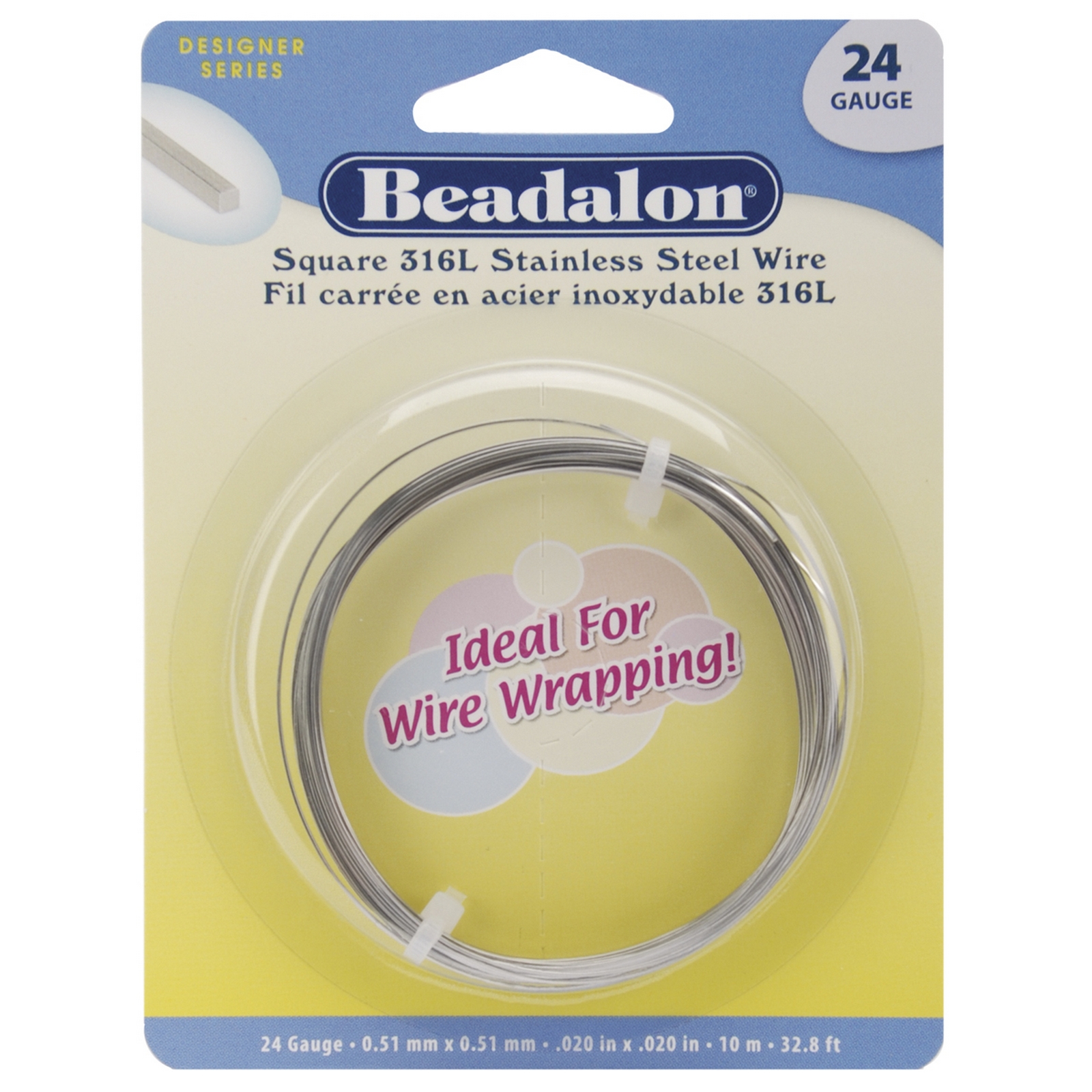 Stainless Steel Wrapping Wire Square  24 Gauge  10 Meters/Pkg at Kmart.com