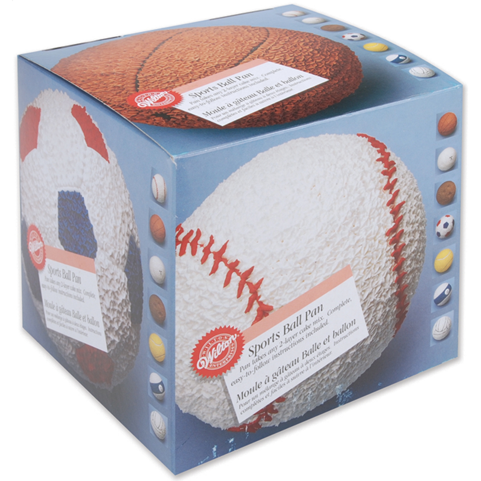 Wilton Plaything Cake Pan Sports Ball 6