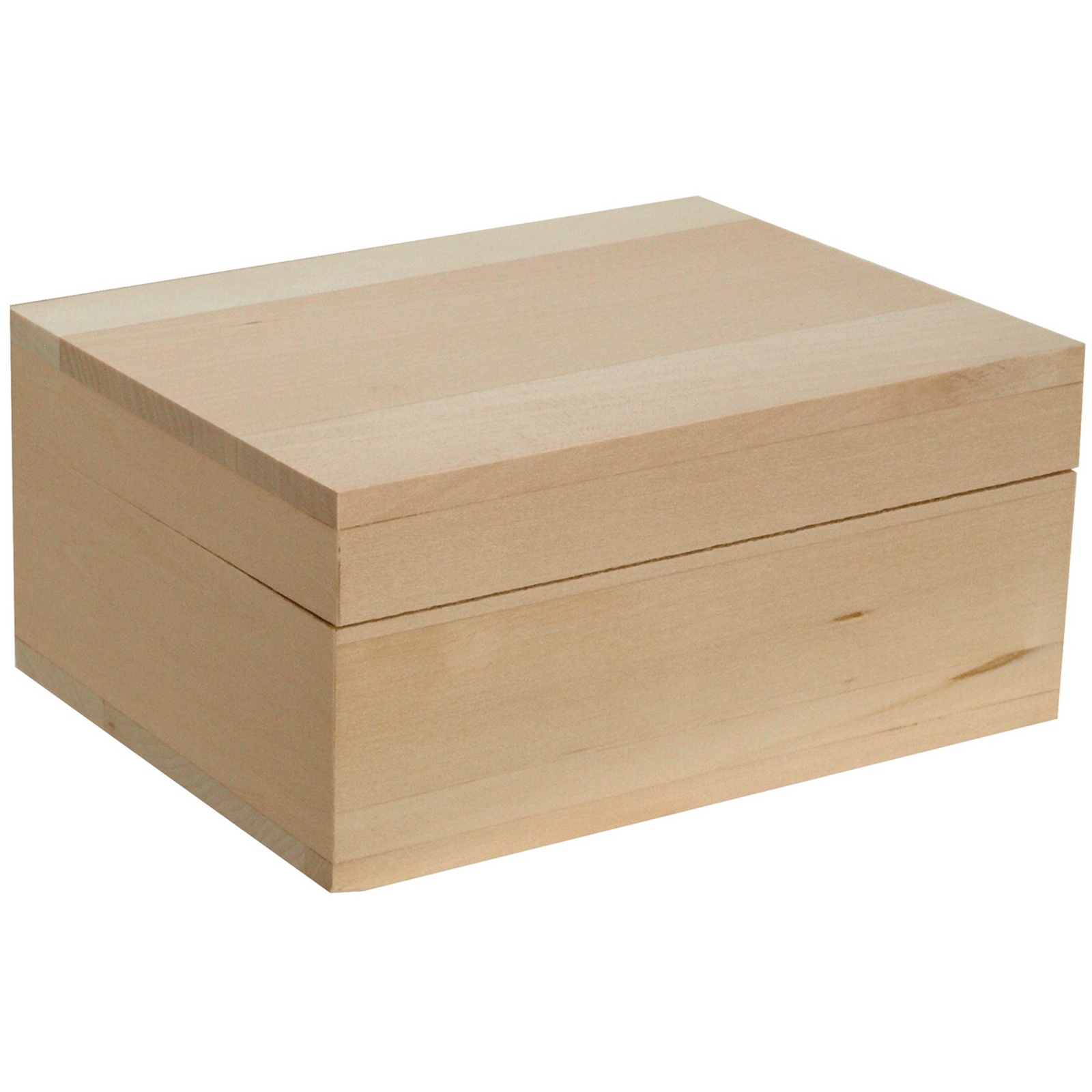 Basswood Classic Hinged Lid Box 3"X6.5"X5" at Kmart.com