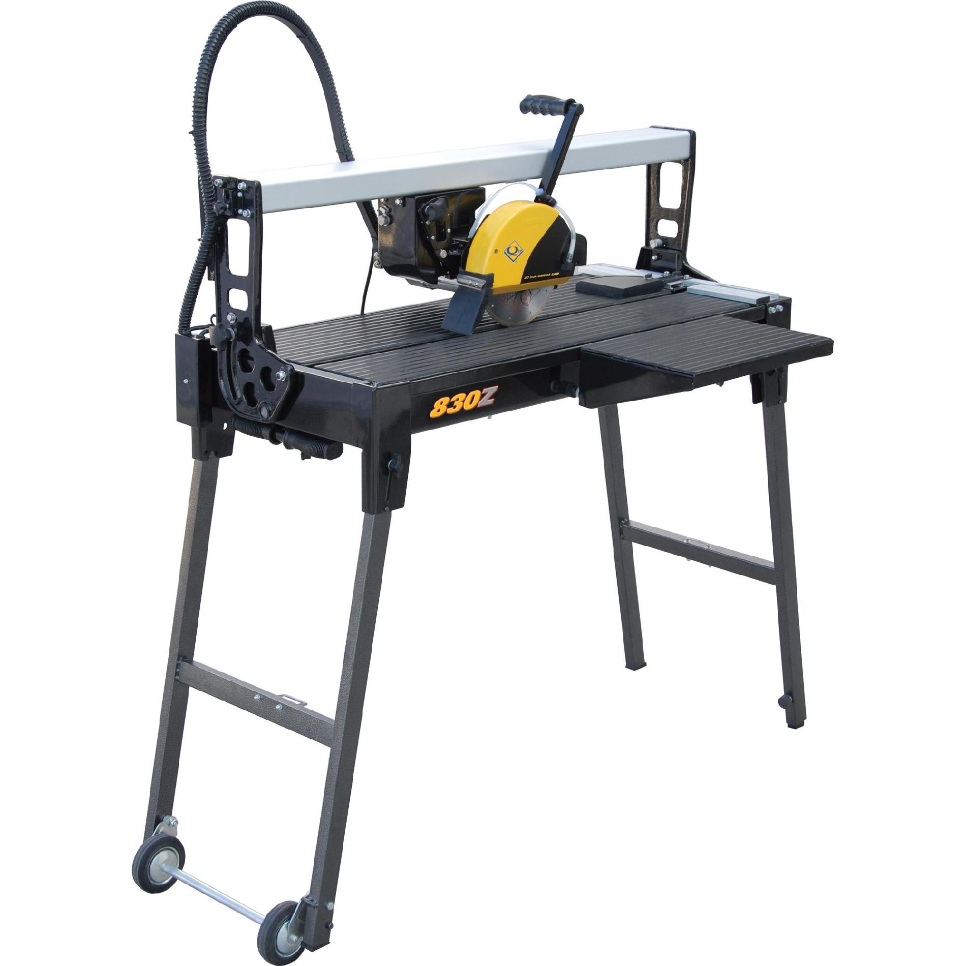 QEP 830Z 30 in. Bridge Tile Saw with Water System, 2 HP Motor, 8 In. Black Widow Diamond Blade, Laser Guide and Stand at Sears.com