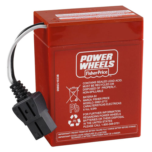 6v Power Wheels 6V Power Wheels Battery Ford F-150 Fisher