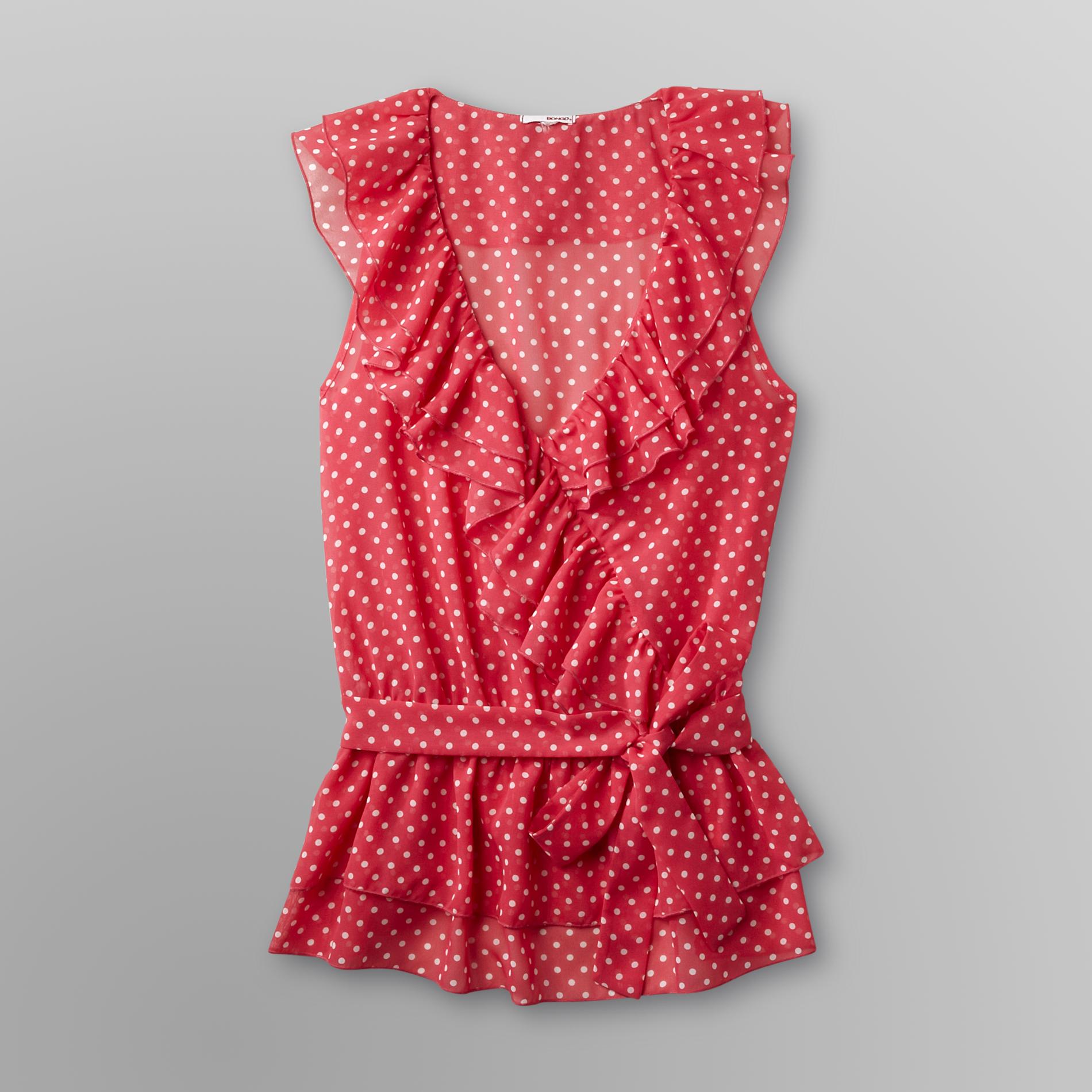 Bongo Junior's Chiffon Blouse - Polka Dot at Sears.com