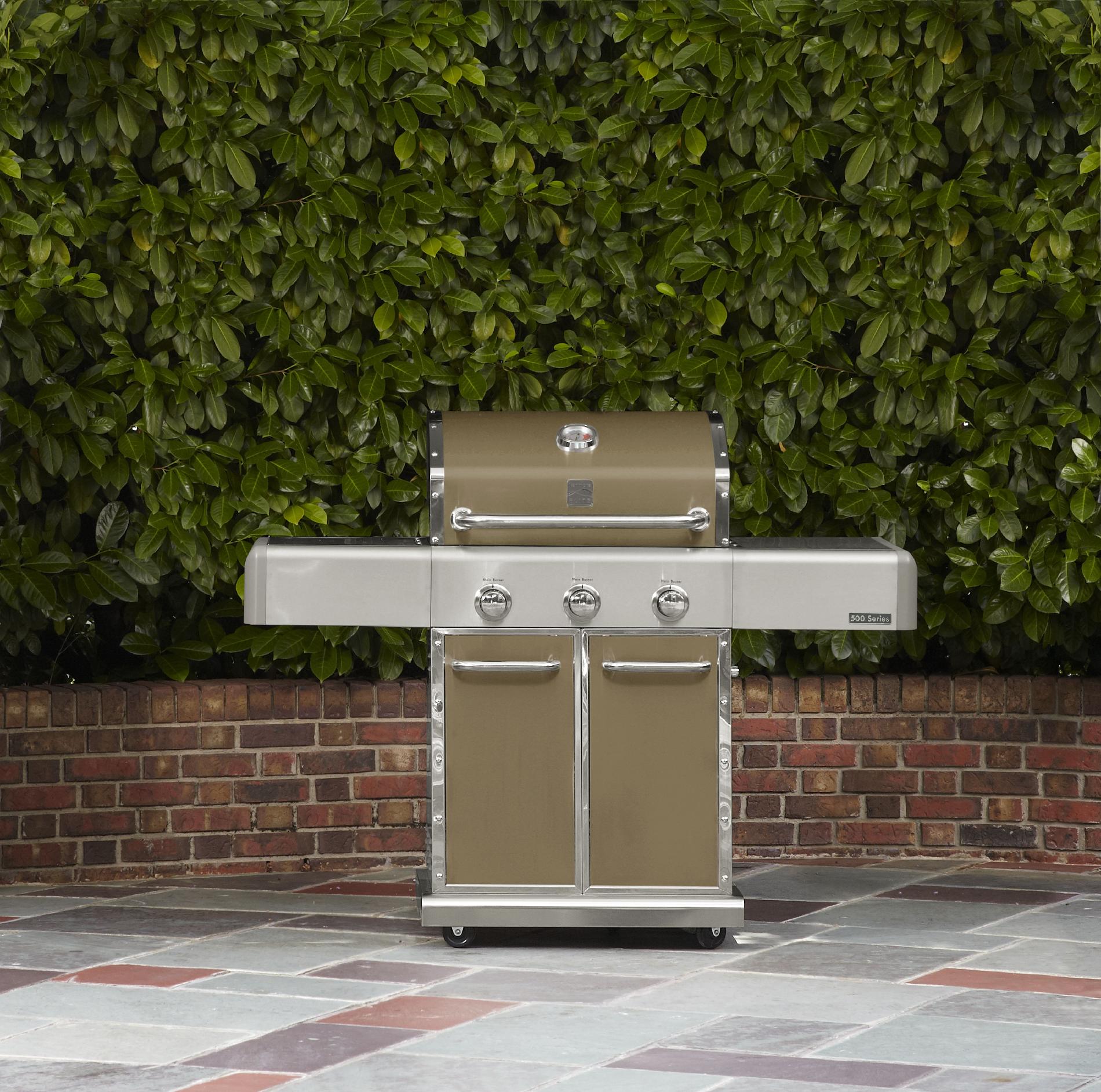 Kenmore Elite 3burner Dualfuel Champagne Gas Grill Mylist