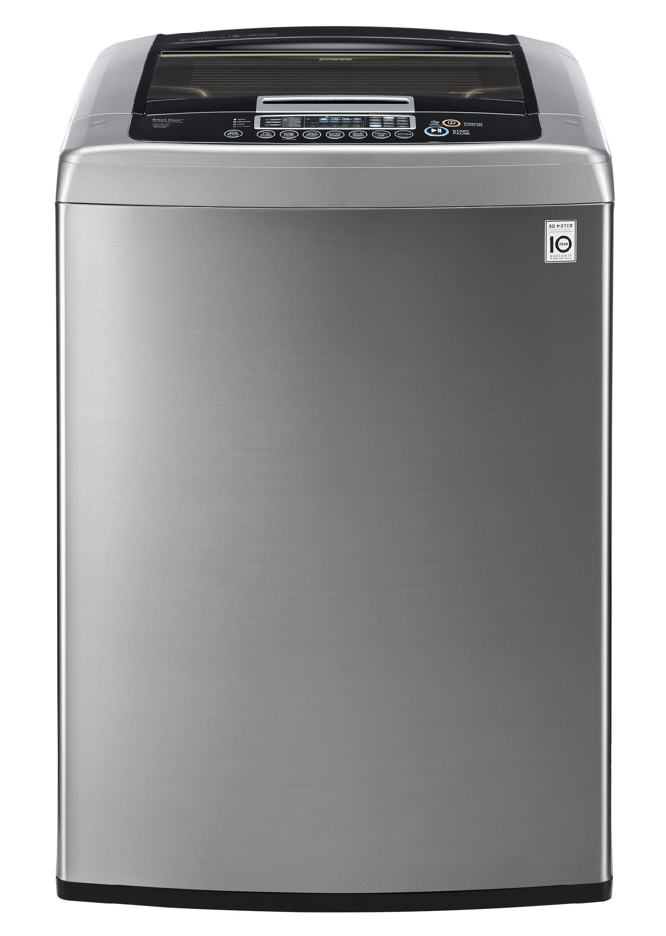 LG 4.5 cu. ft. High-Efficiency Top-Load Washer - Graphite Steel Metallic 4.0 cu.ft. - 4.5 cu.ft.