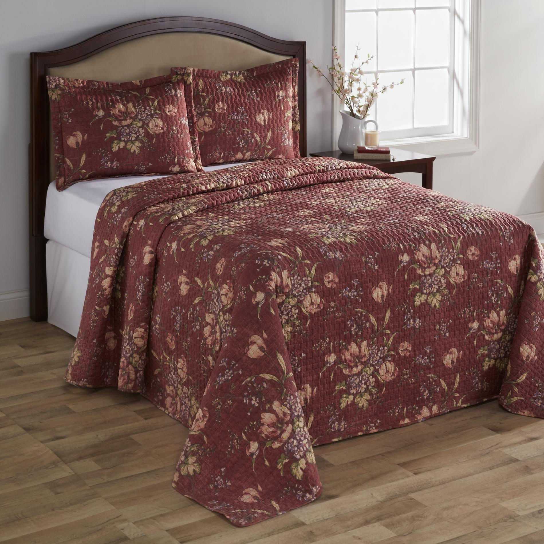 Colormate Bedspread and Shams - Floral Print at Kmart.com