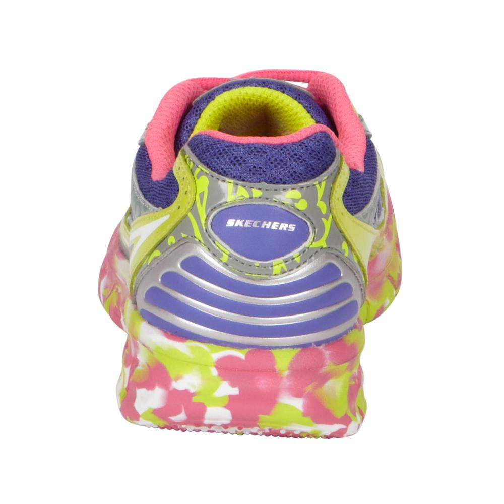 Skechers Girl's Sneaker Confetti Color - Purple/Multi