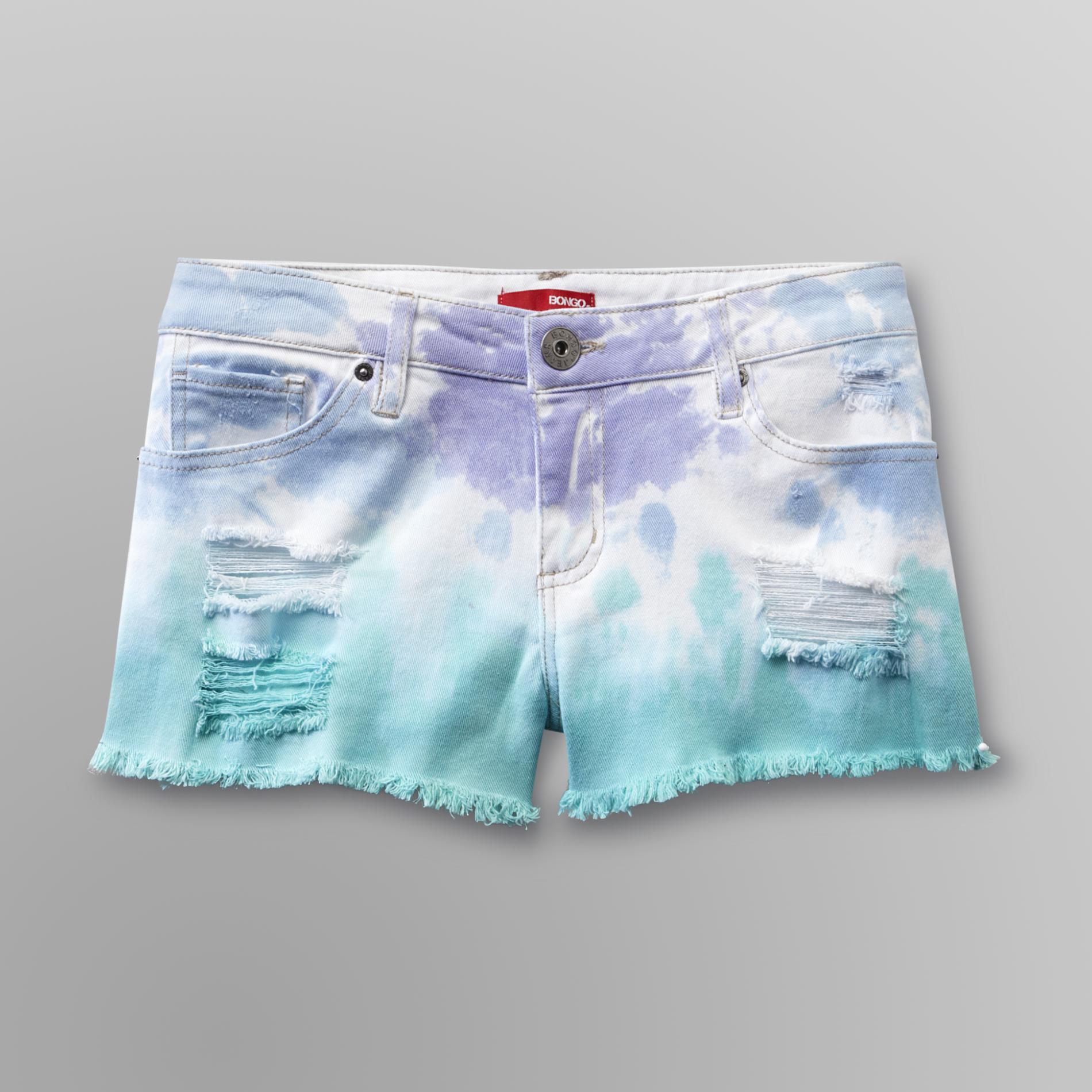 Bongo Junior's Distressed Denim Shorts - Tie Dye at Kmart.com