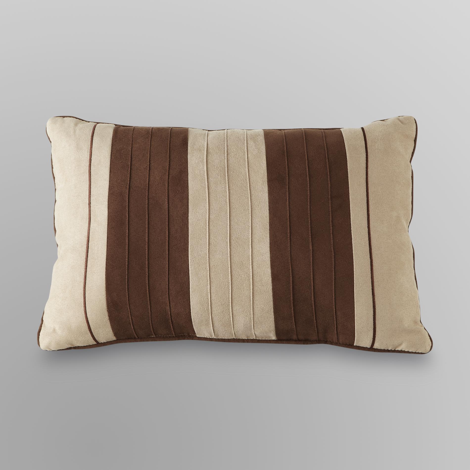 Cannon Lancaster Microsuede Pillow - Stripe at Kmart.com