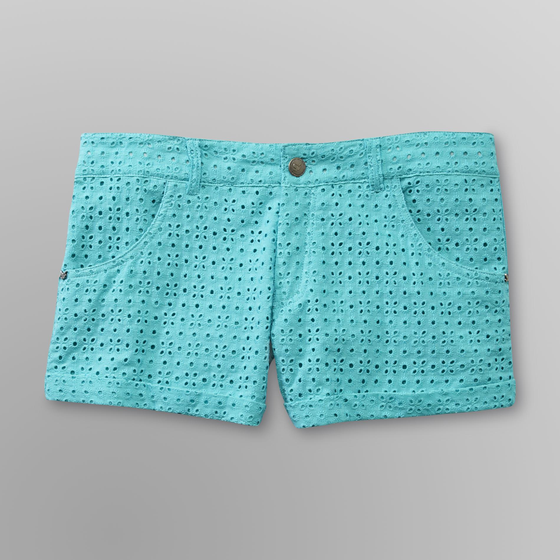 Dream Out Loud by Selena Gomez Junior's Cuffed Eyelet Shorts at Kmart.com