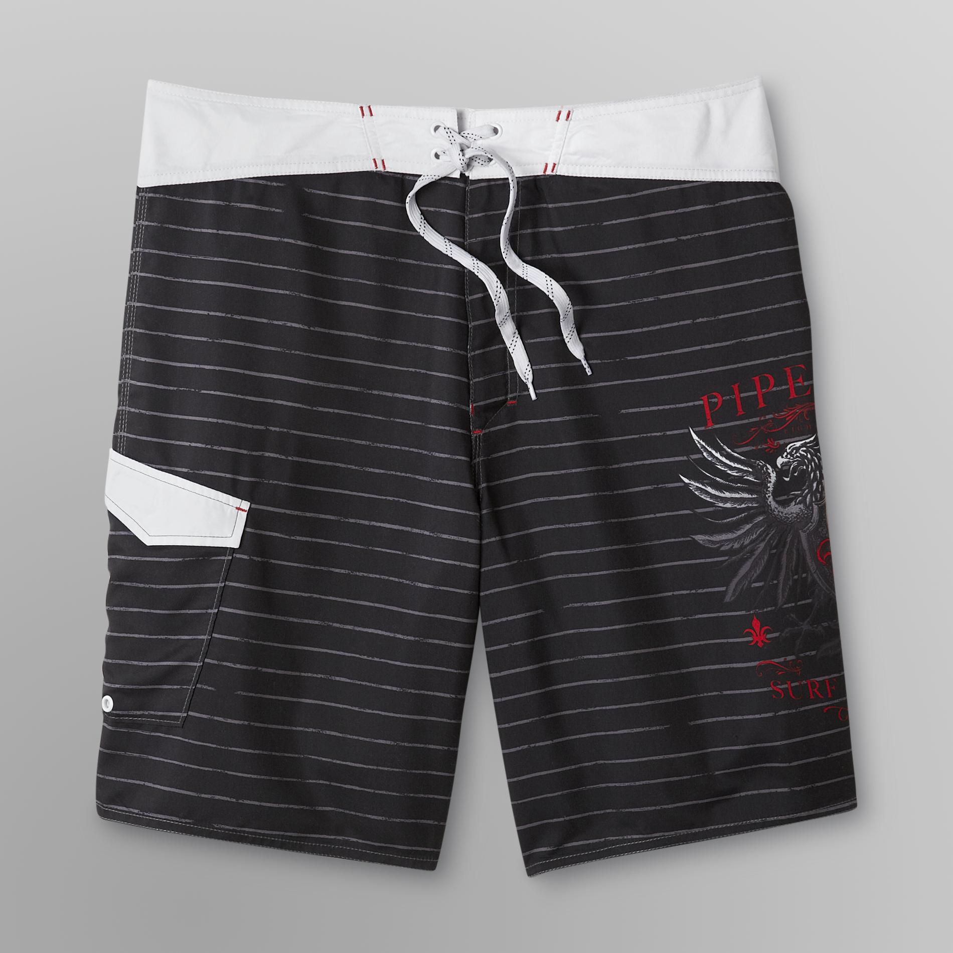 Joe Boxer Men's Board Shorts - Stripes at Kmart.com