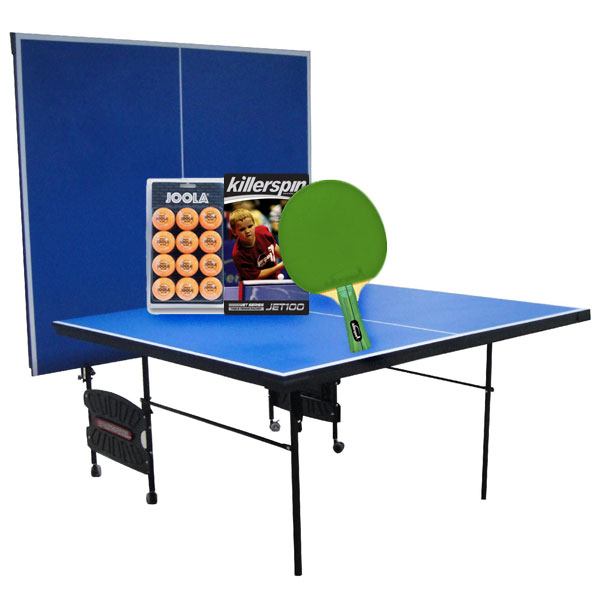 Sportspower Ping Pong Table with Racket & Ball Set Bu...