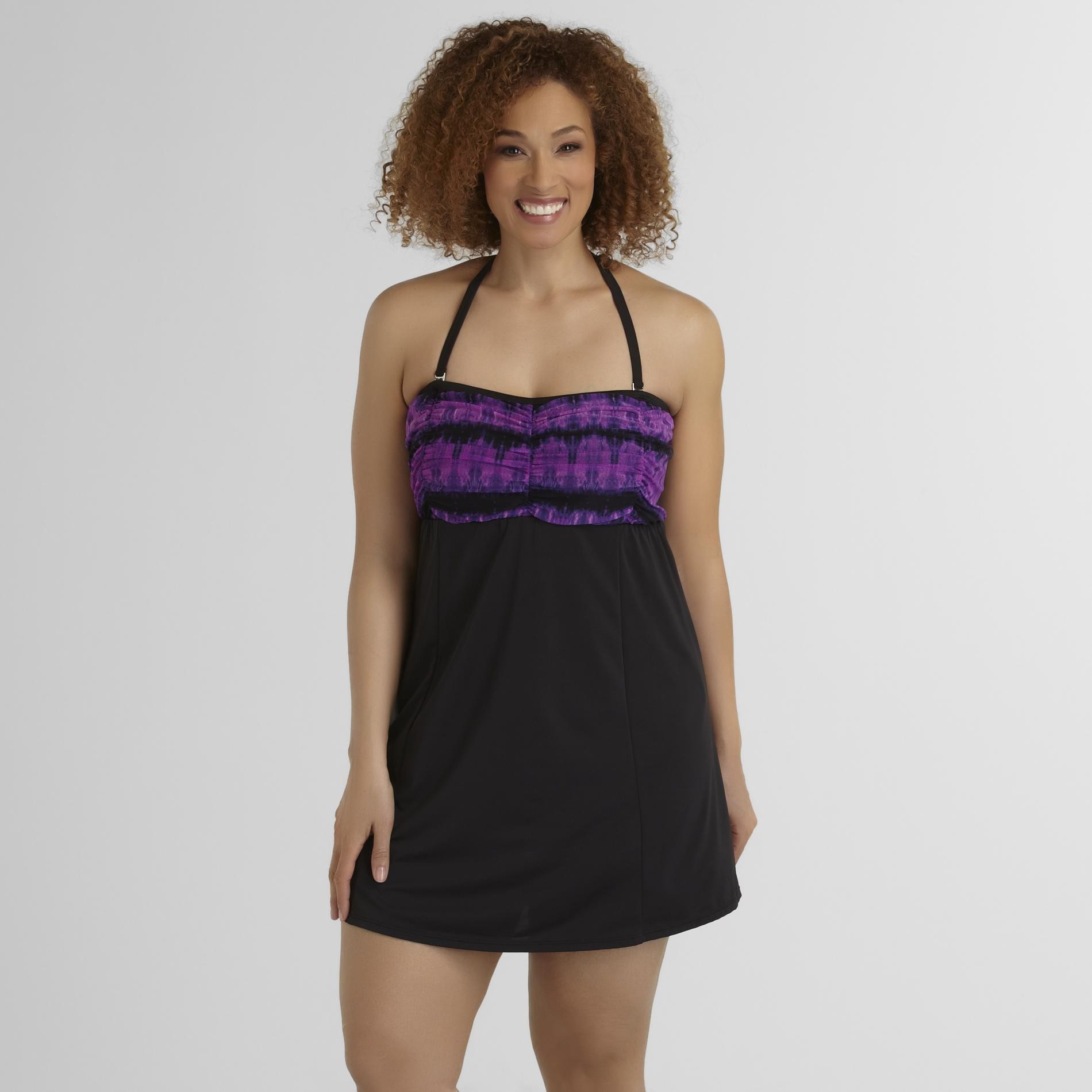 Jaclyn Smith Women's Plus Swim Dress - Tie-Dye at Kmart.com