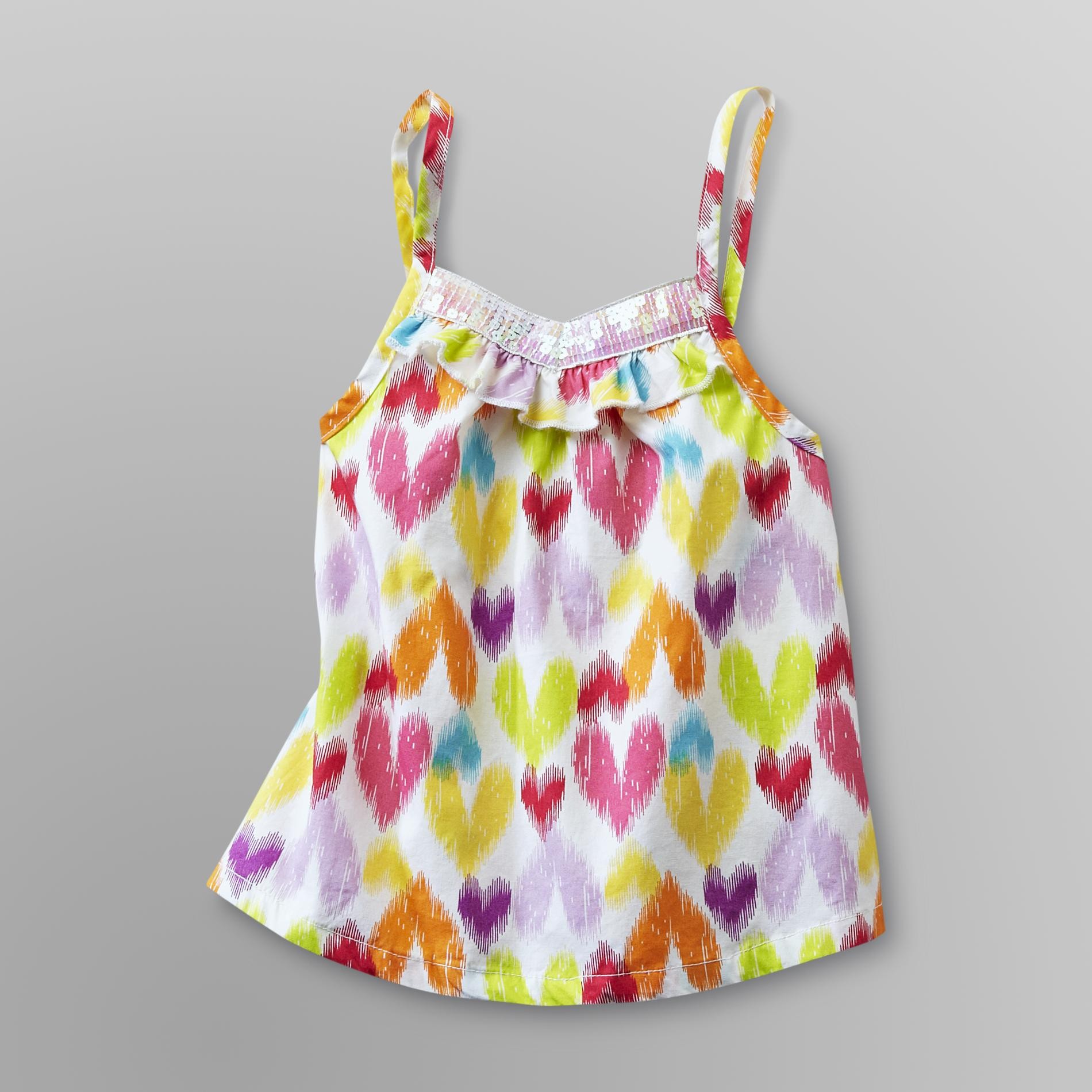 WonderKids Infant & Toddler Girl's Sequined Tank Top - Heart Print at Kmart.com