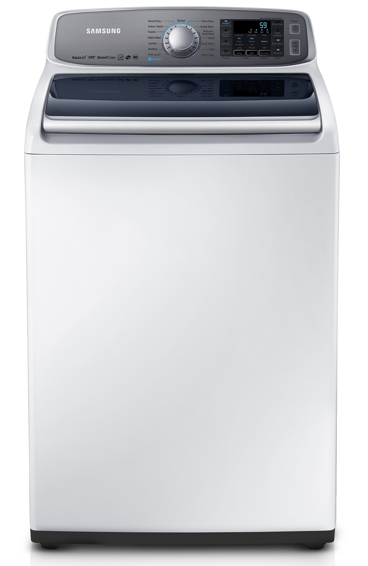 Samsung 5.0 cu. ft. Top-Load Washer w/ Internal Heater - Neat White