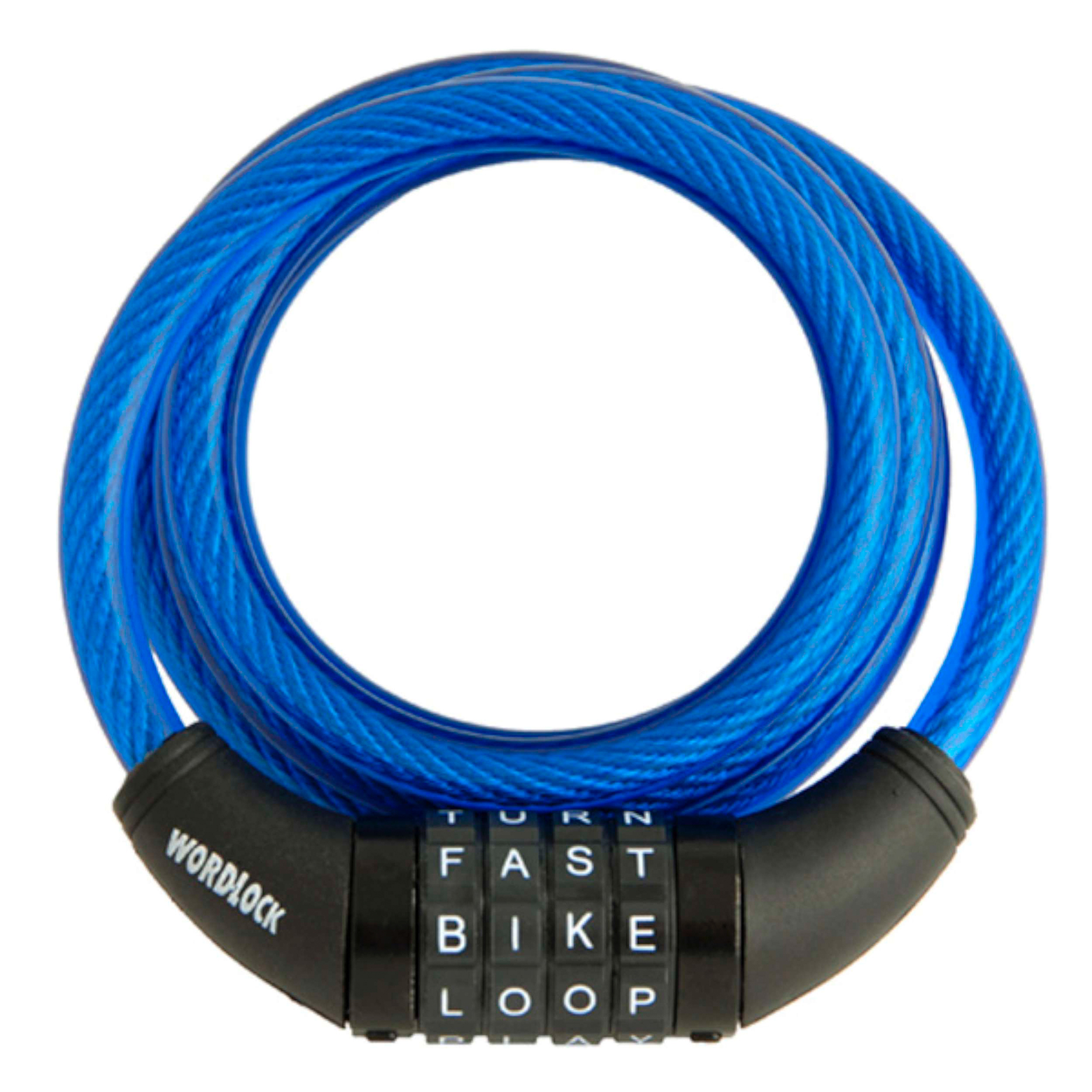 Nebo Word Lock 5-foot Blue Bicycle Cable Lock at Kmart.com