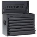 26 in Wide 6 Drawer Heavy Duty Top Chest, Flat Black