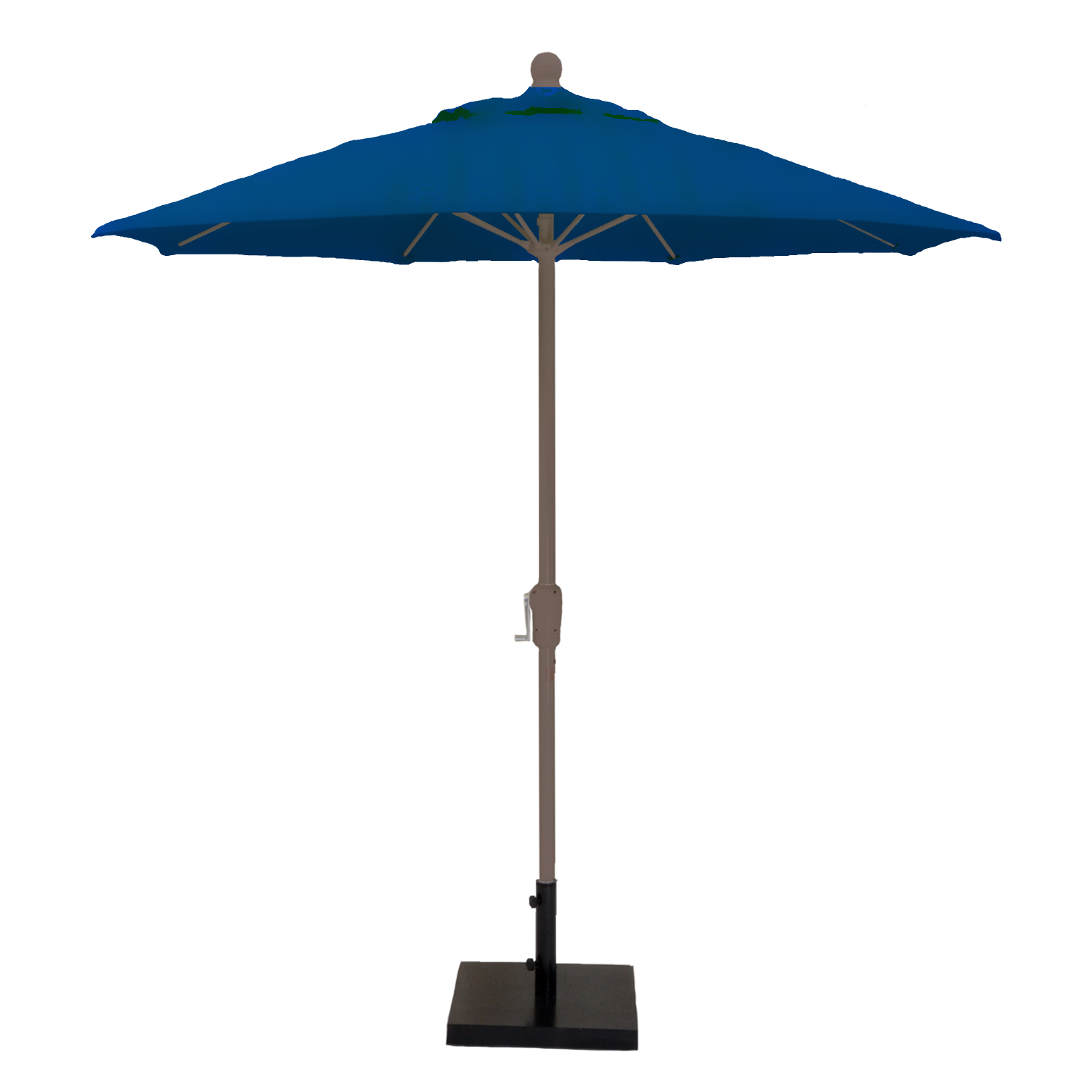 MiYu Furniture 7.5 Foot Crank Market Umbrellawith Champagne Frame - Assorted Fabric Colors at Kmart.com