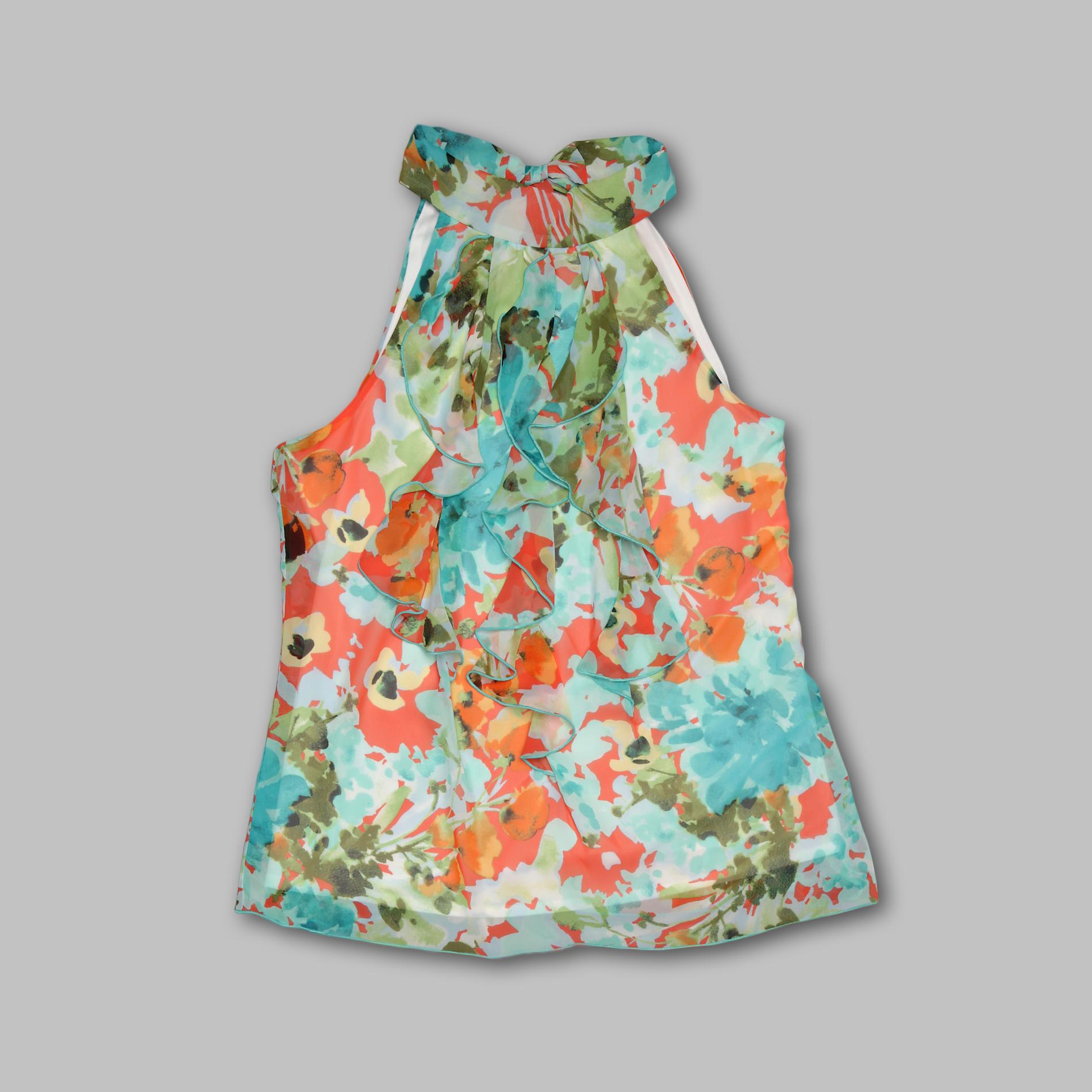 Byline Junior's Halter Top - Floral at Sears.com