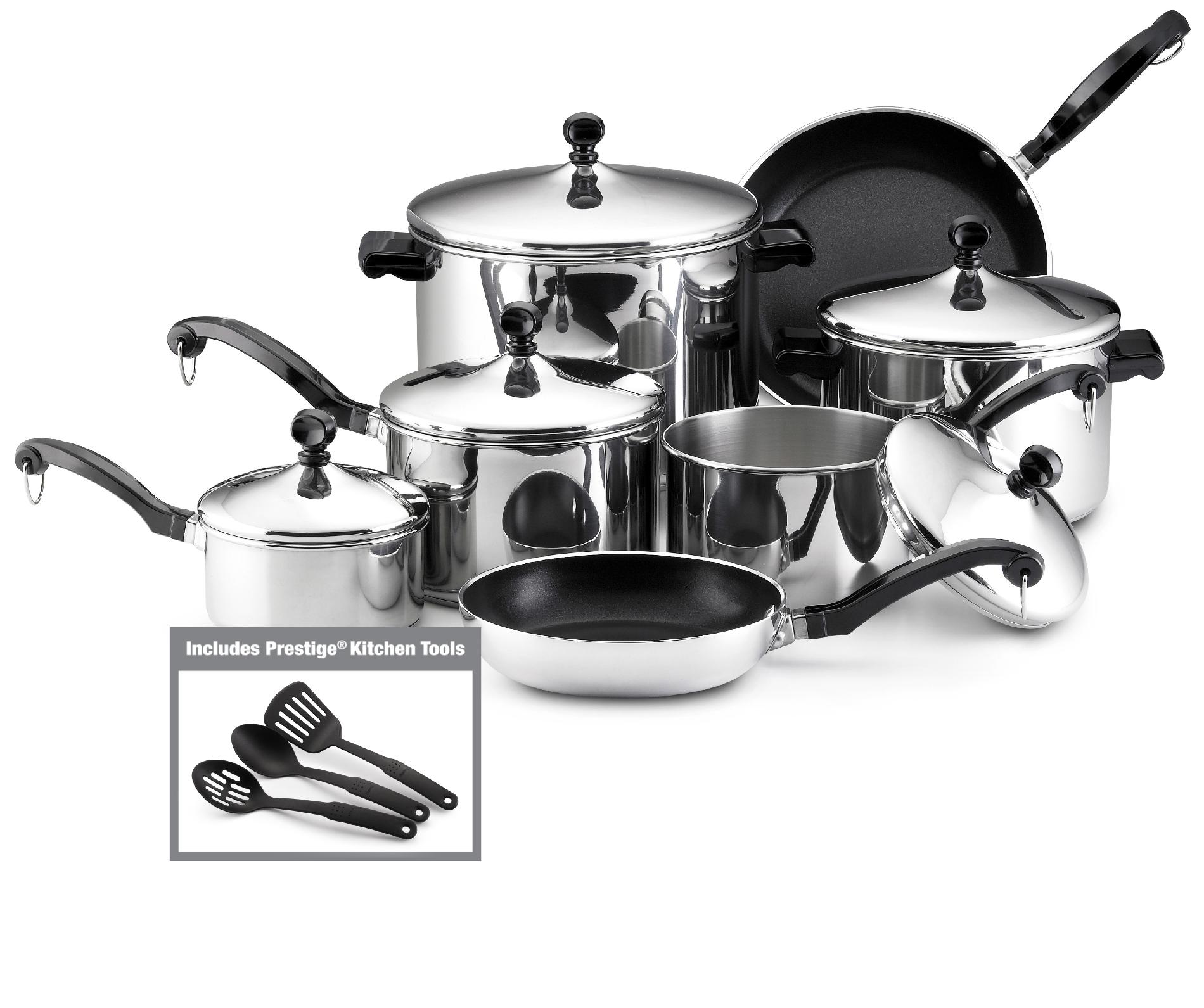 Farberware Classic  15-Piece Set  Stainless Steel