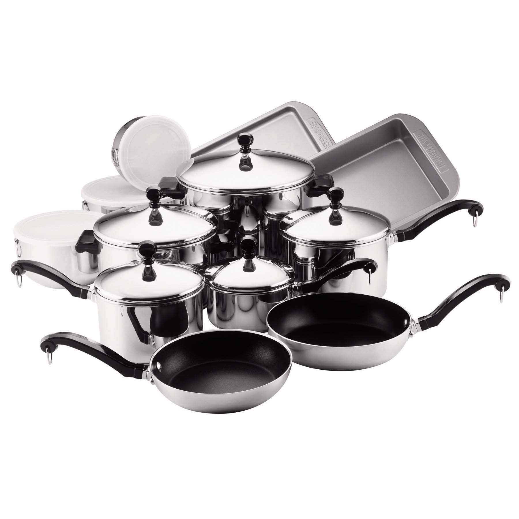 Farberware Classic  17-Piece Set  Stainless Steel