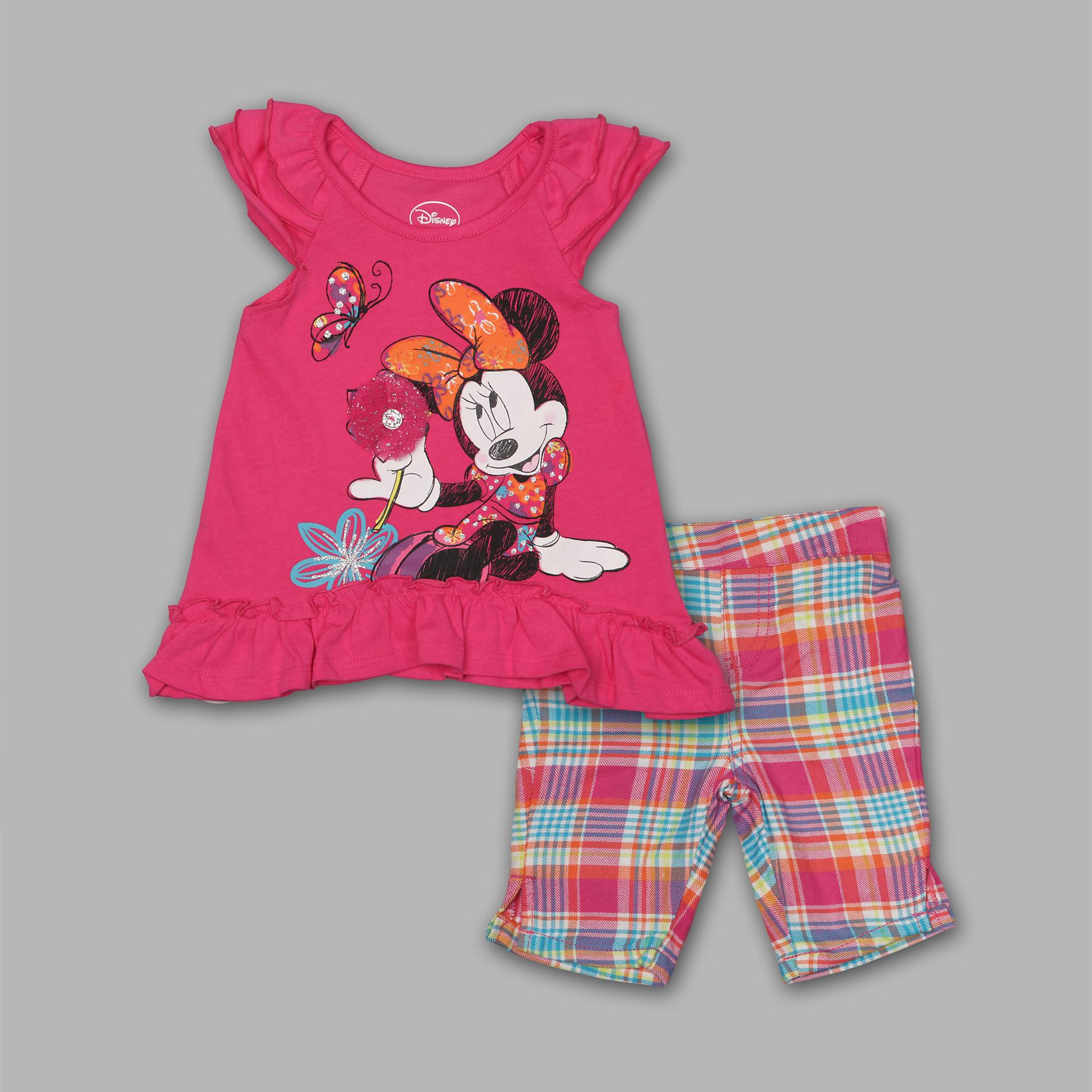 Disney Baby Infant & Toddler Girl's Ruffled Top & Leggings - Minnie Mouse at Sears.com